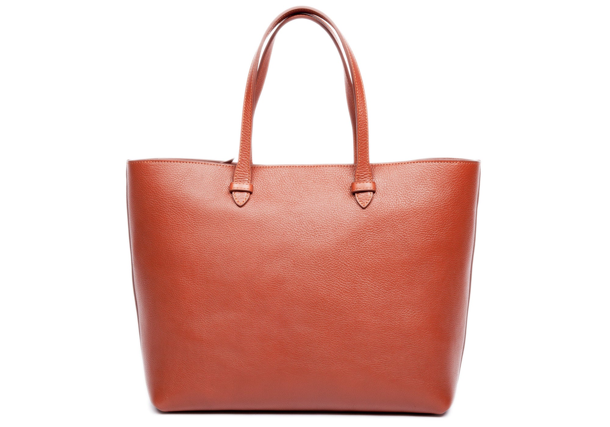 No. 12 Leather Tote Saddle Tan