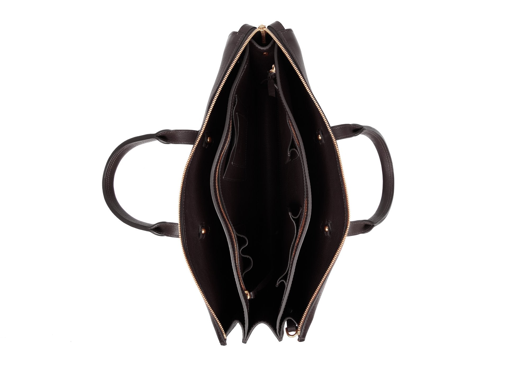 The Triumph Briefcase Chocolate