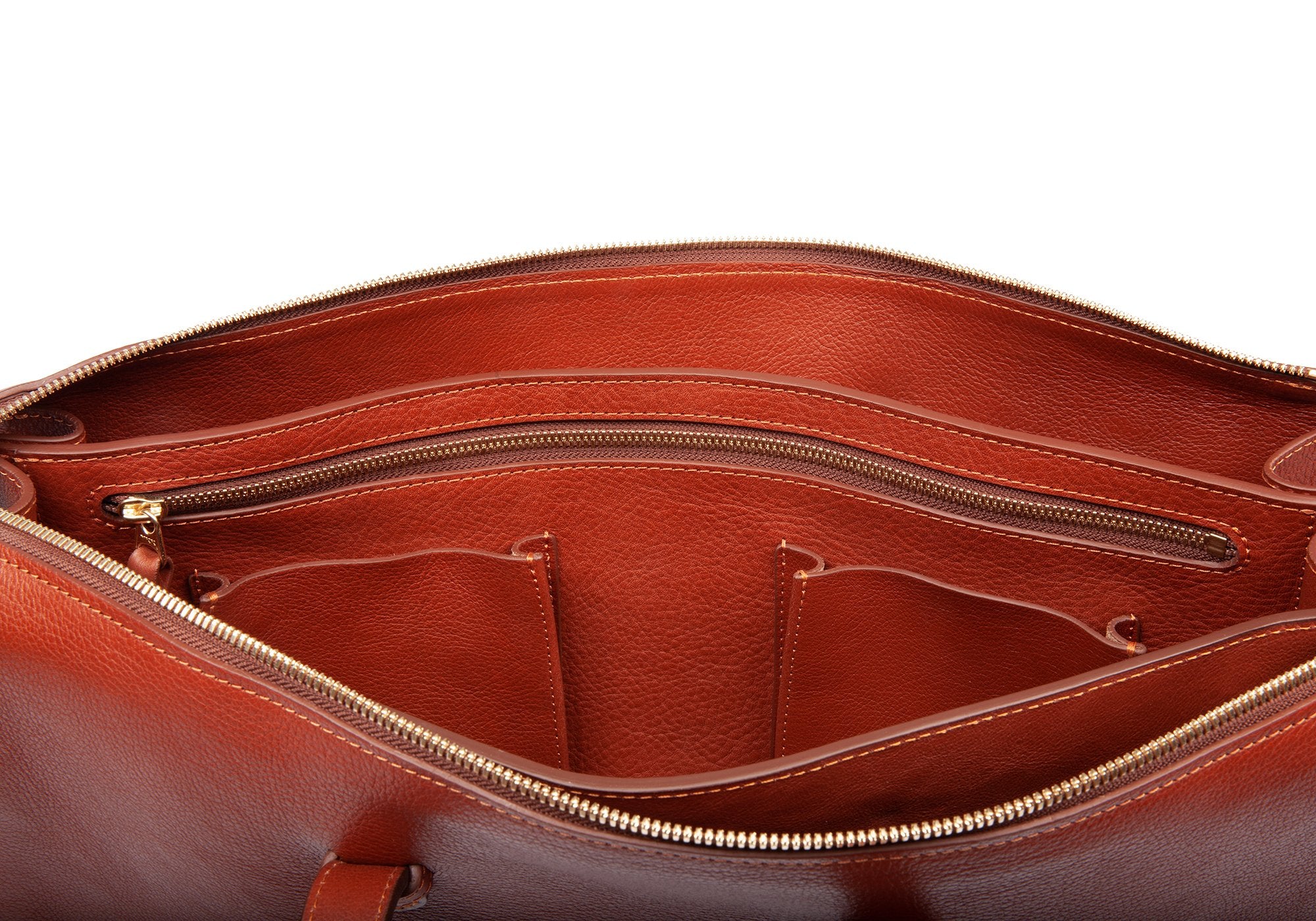 The Triumph Briefcase Saddle Tan