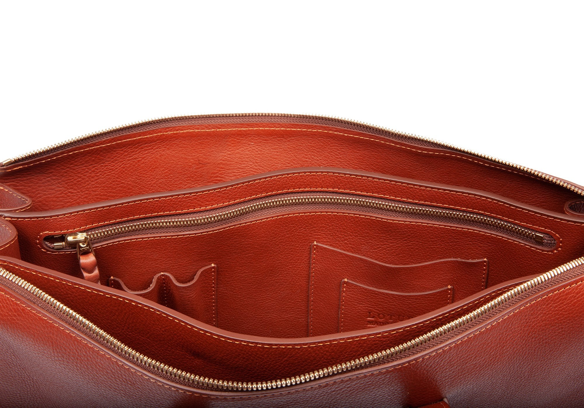 The Triumph Briefcase Saddle Tan