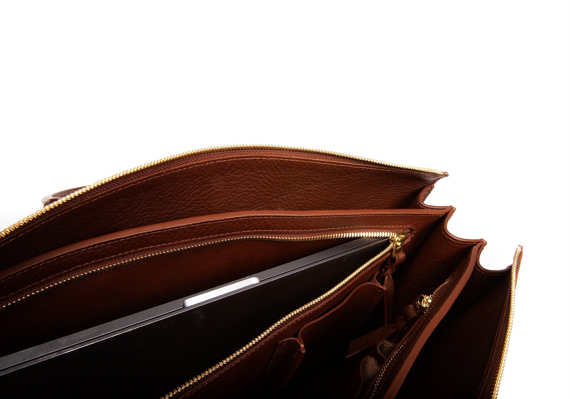 The Triumph Briefcase Chestnut