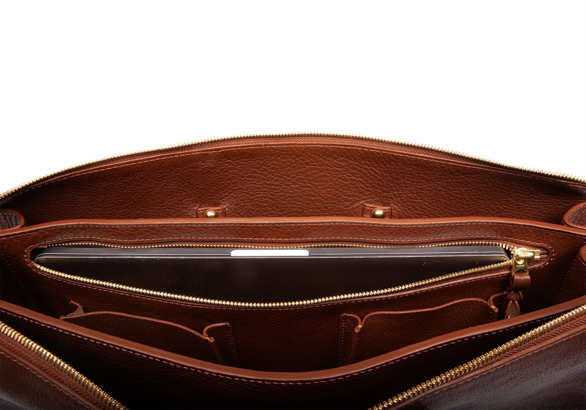 The Triumph Briefcase Chestnut