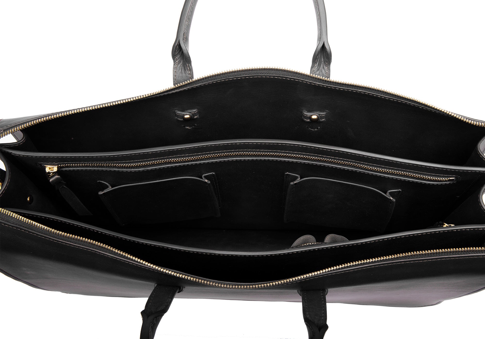 The Bridle Triumph III Briefcase Black Bridle
