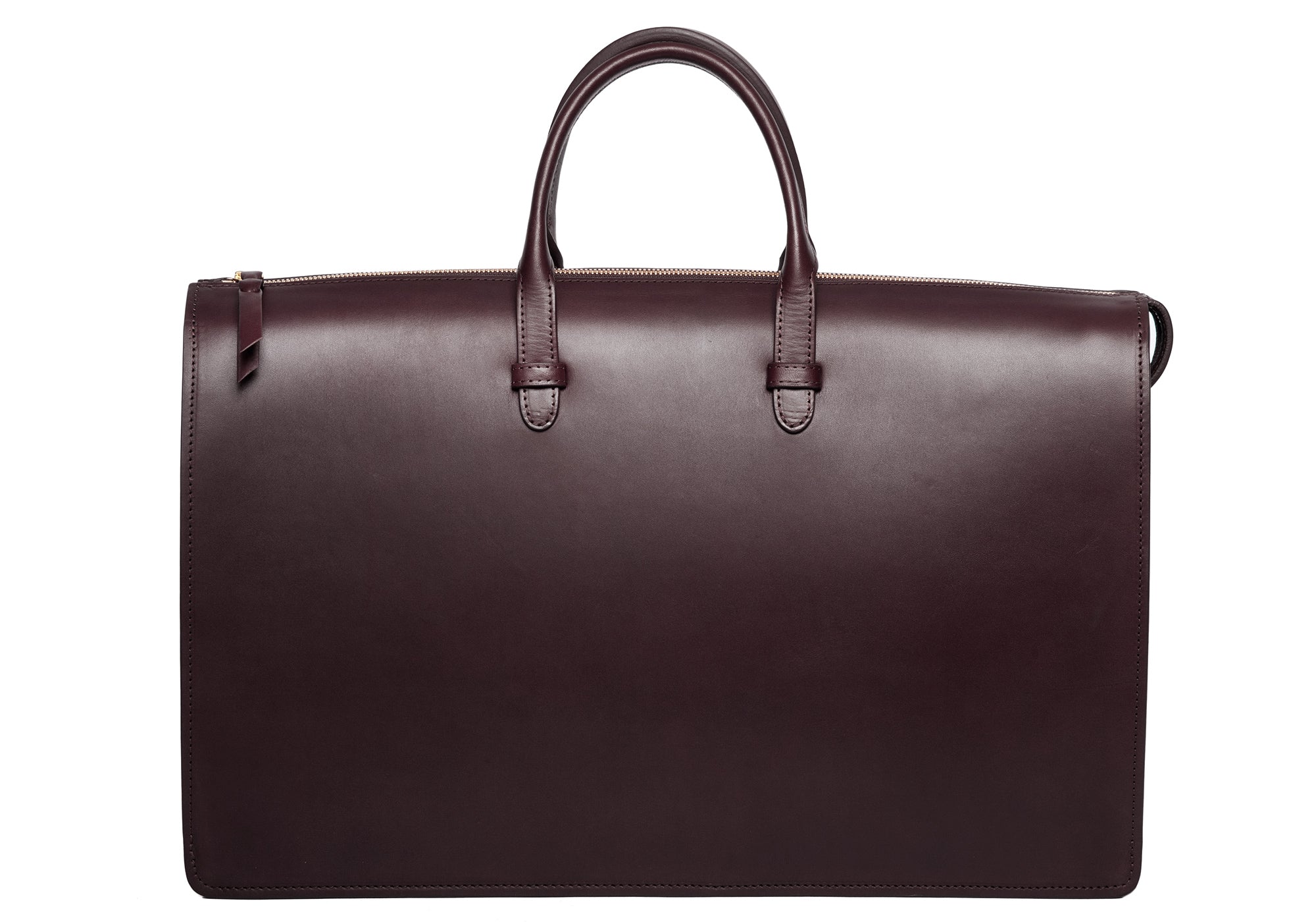 The Bridle Triumph III Briefcase Chocolate Bridle