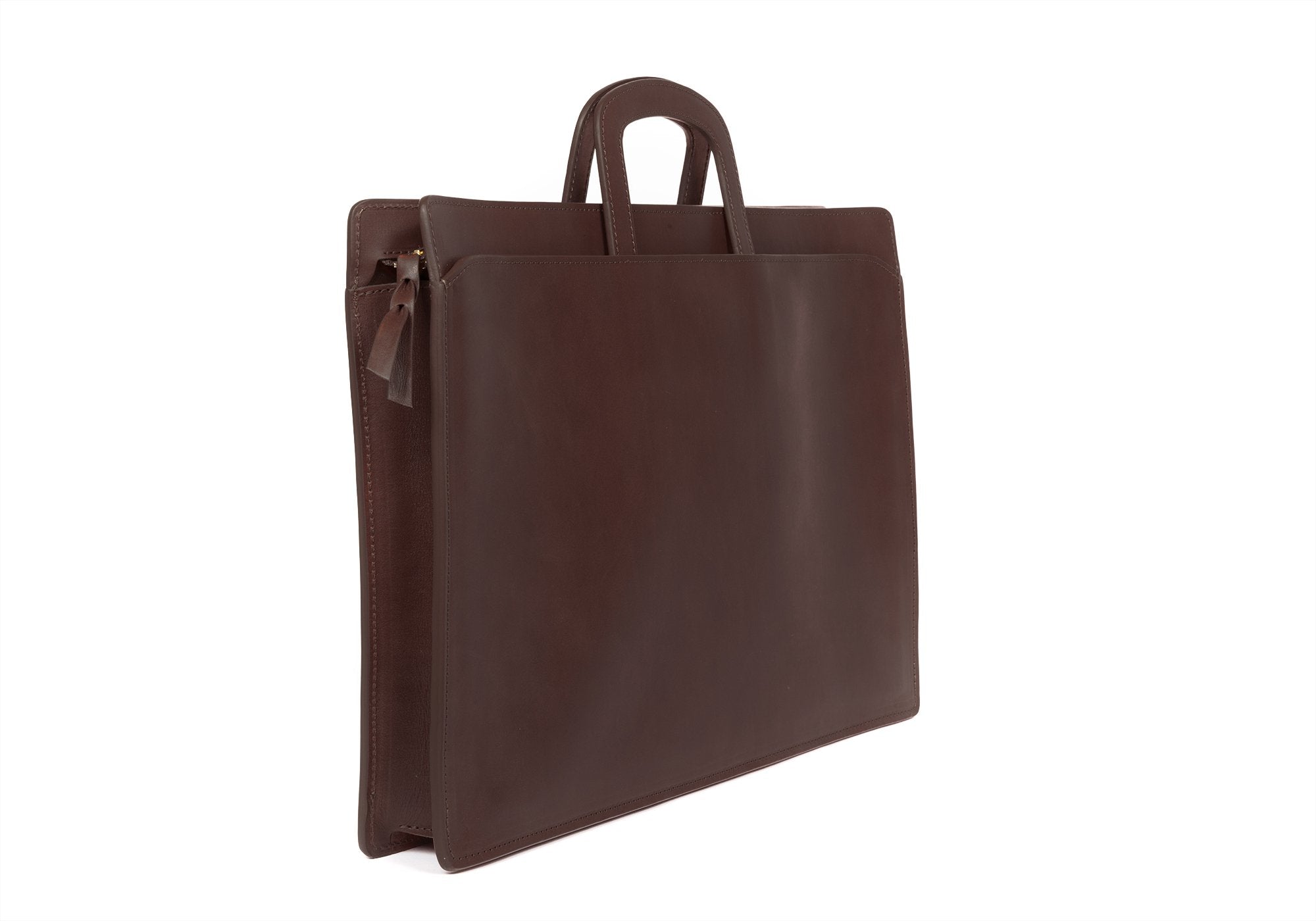 Wells Briefcase Chocolate Bridle