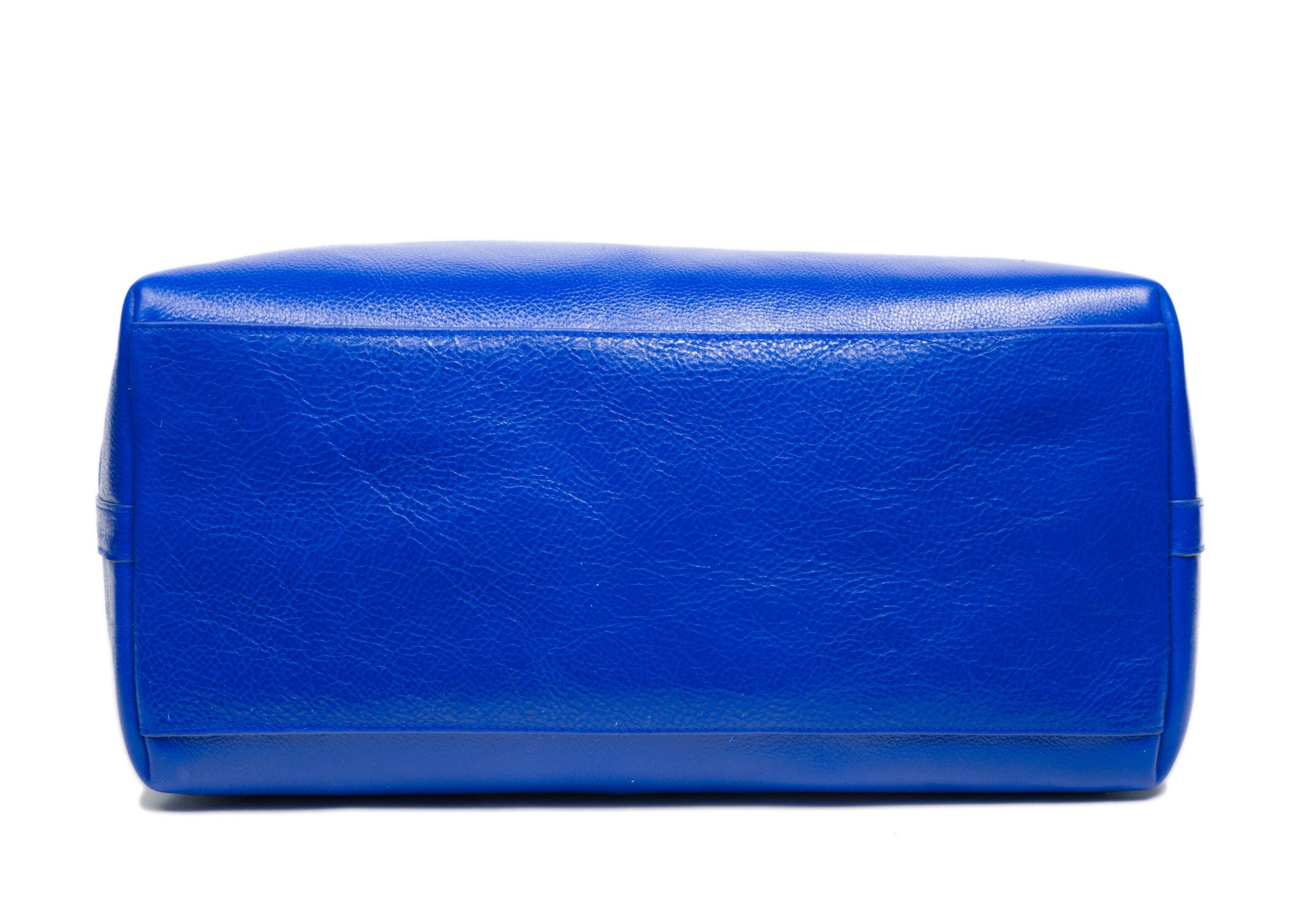 Leather Working Tote Electric Blue