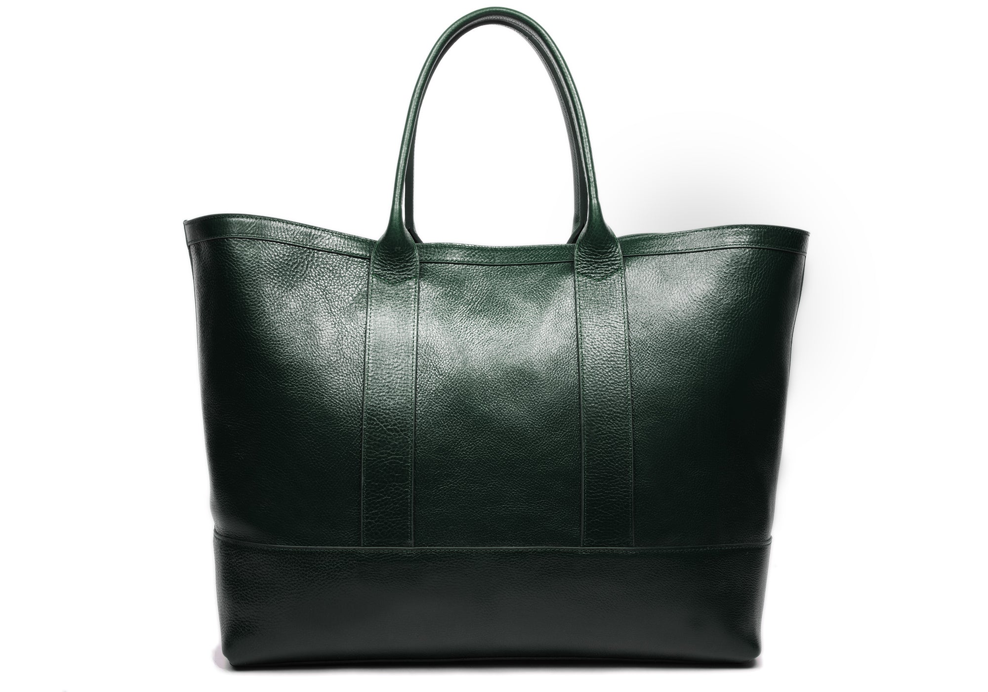 Leather Working Tote Green