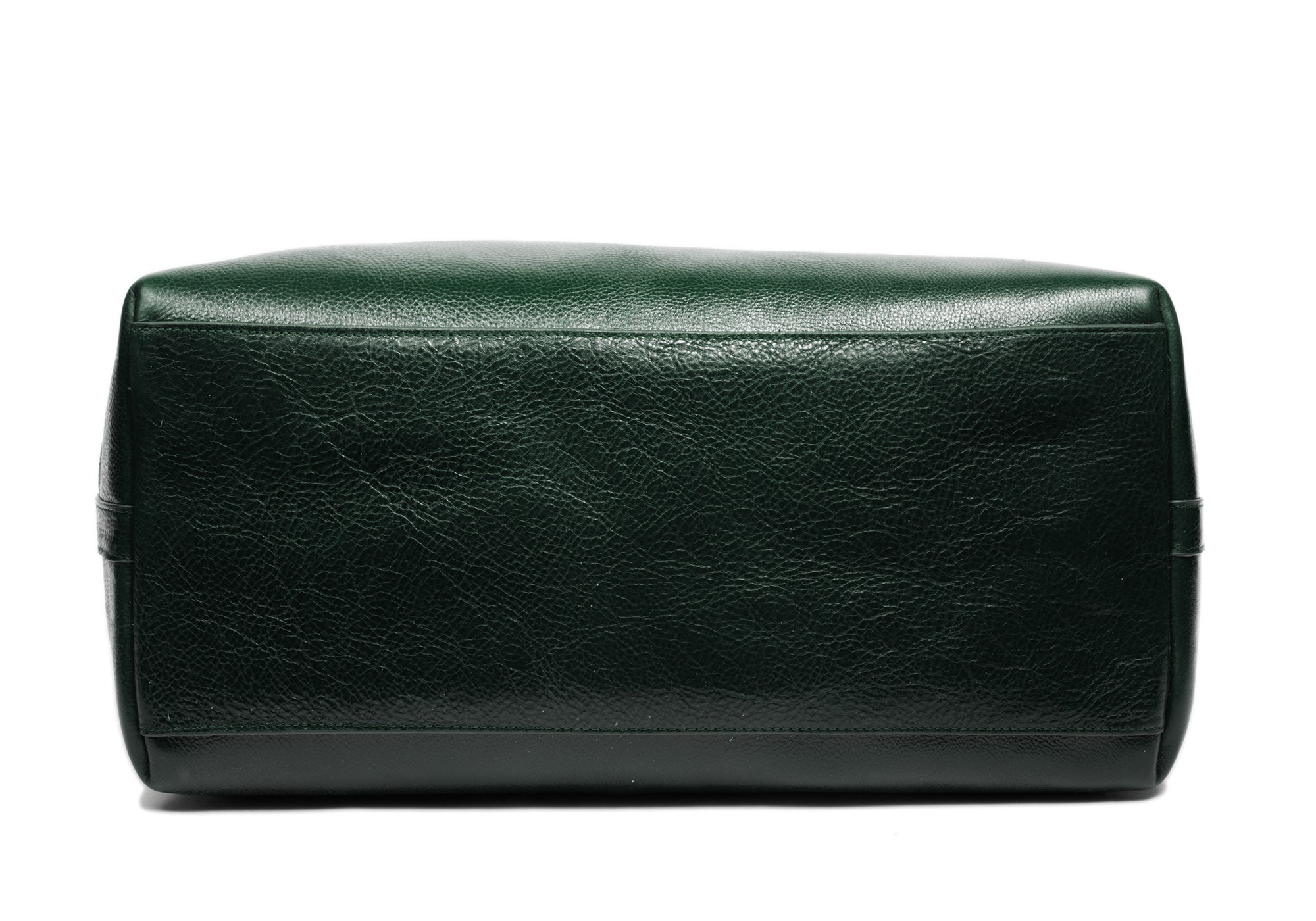 Leather Working Tote Green