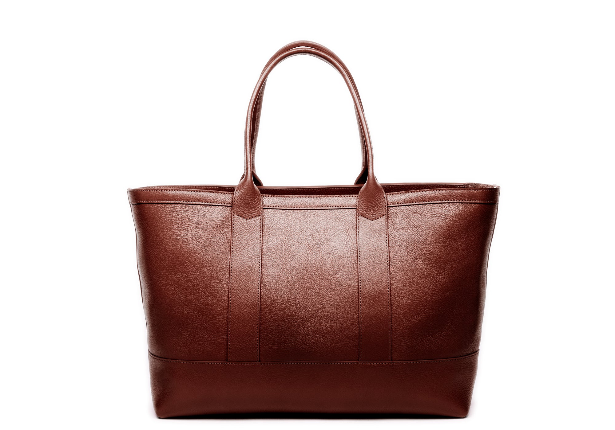 Medium Leather Tote Chestnut