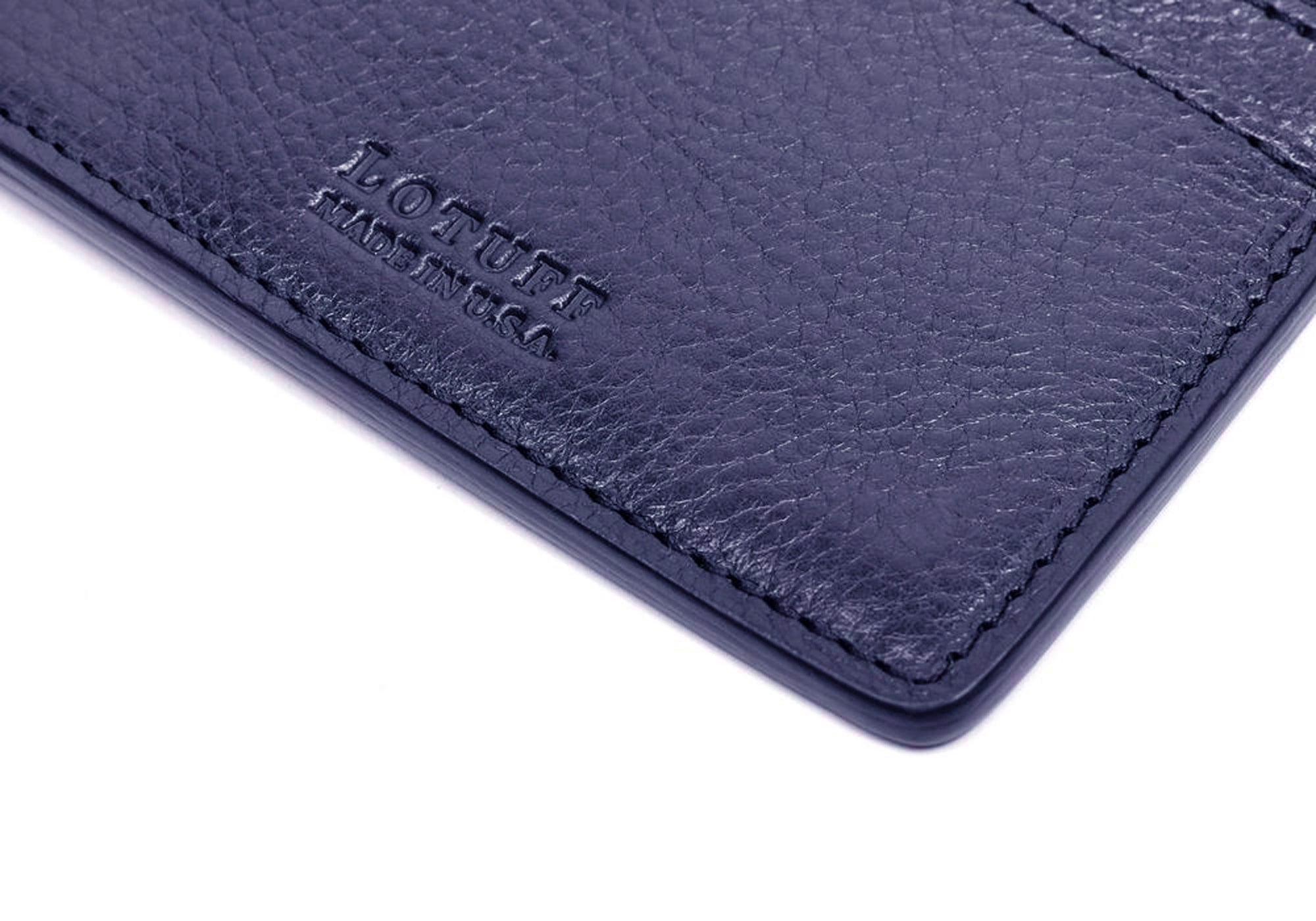 Zipper Credit Card Wallet Indigo