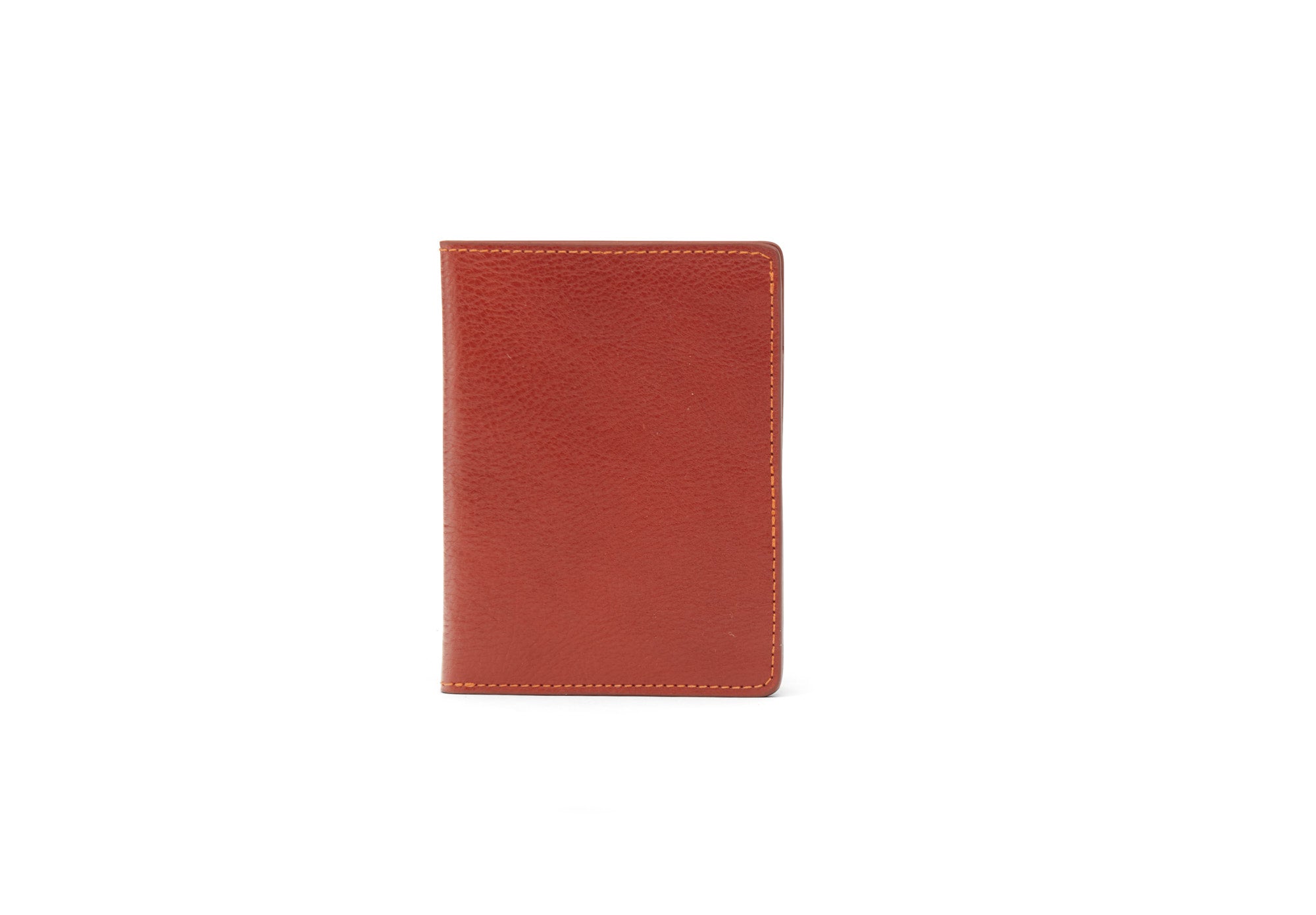 Leather Passport Wallet Saddle Tan
