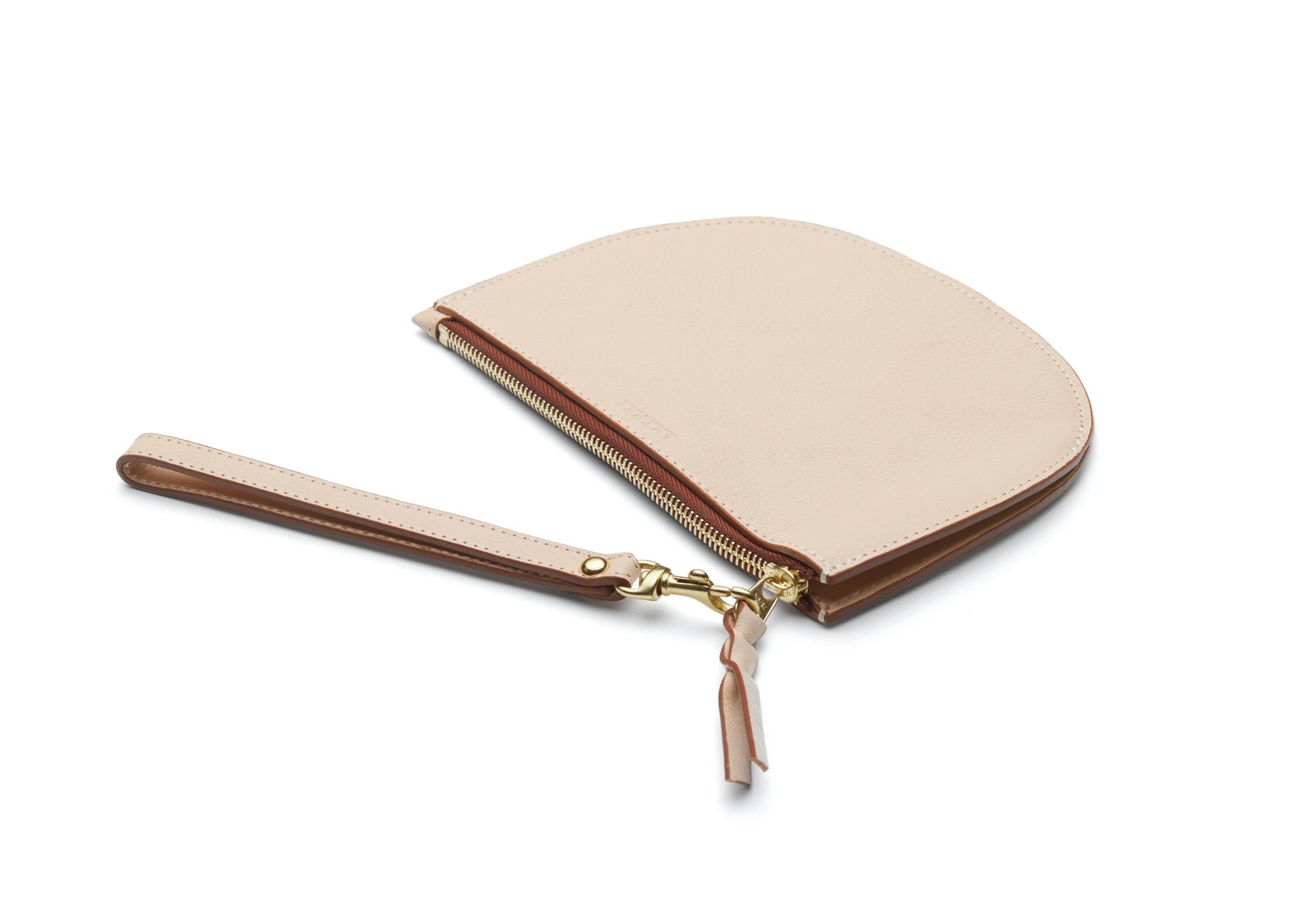 Round Pouch  Natural