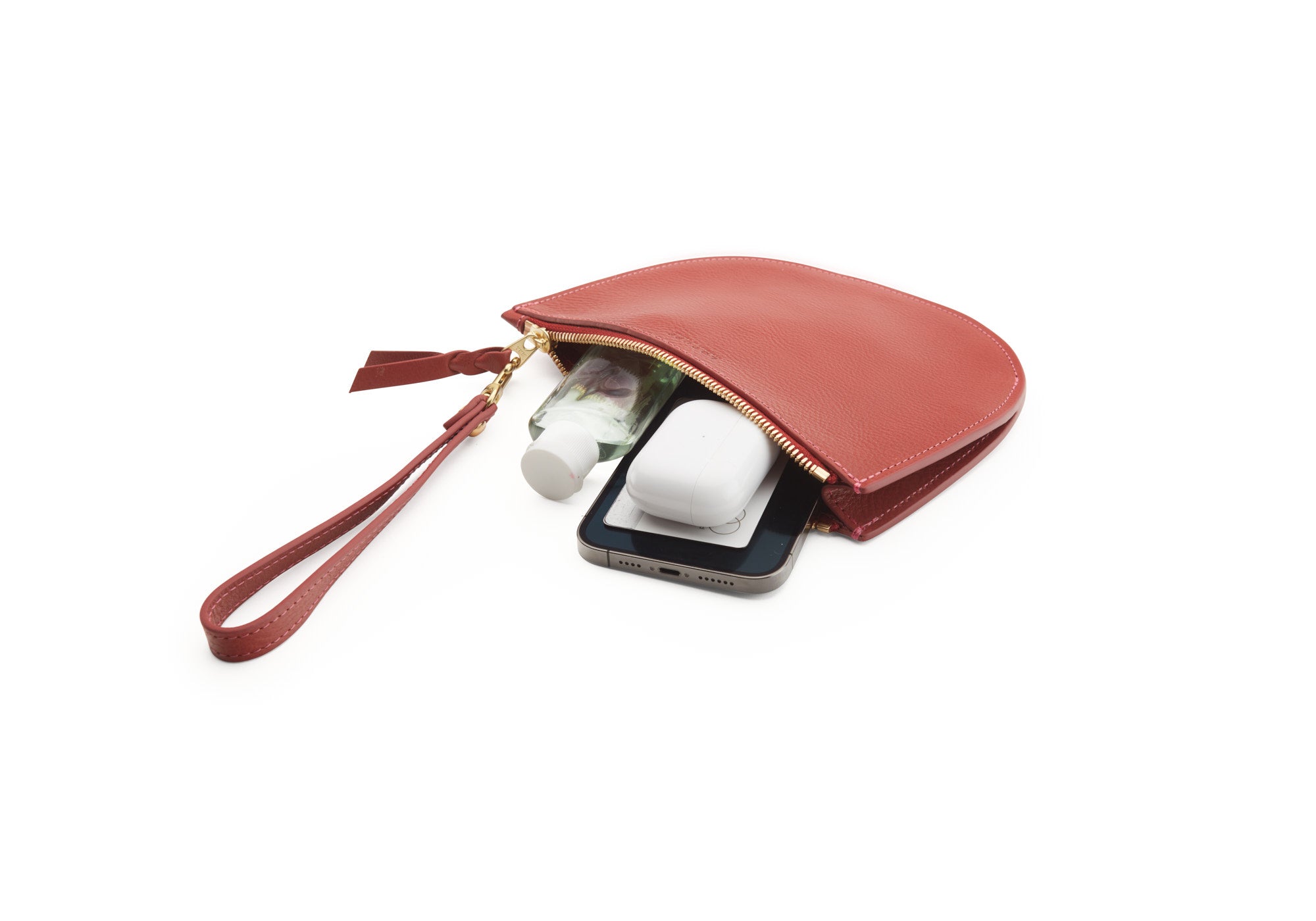 Round Pouch Rosewood