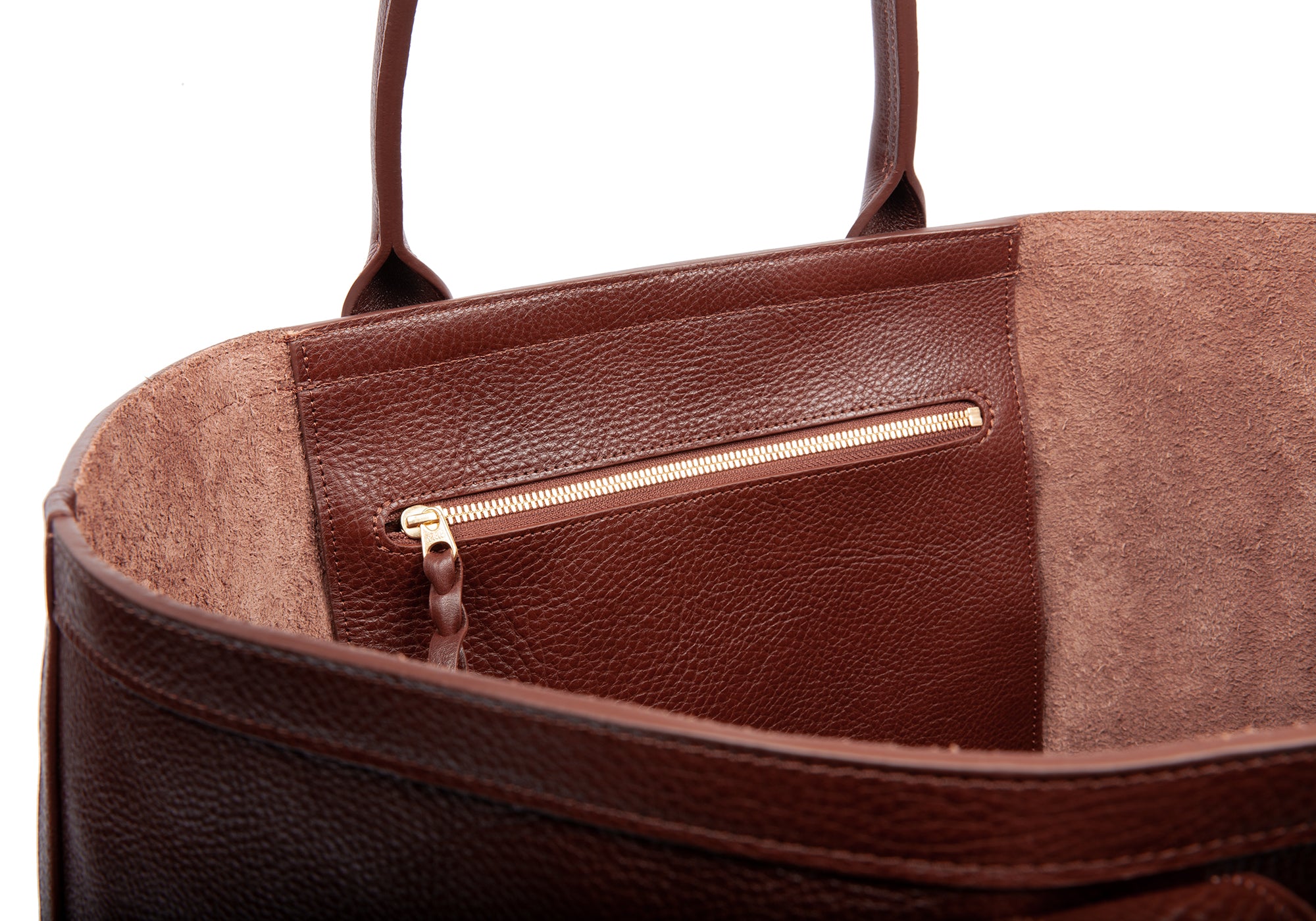 Leather Working Tote Chestnut