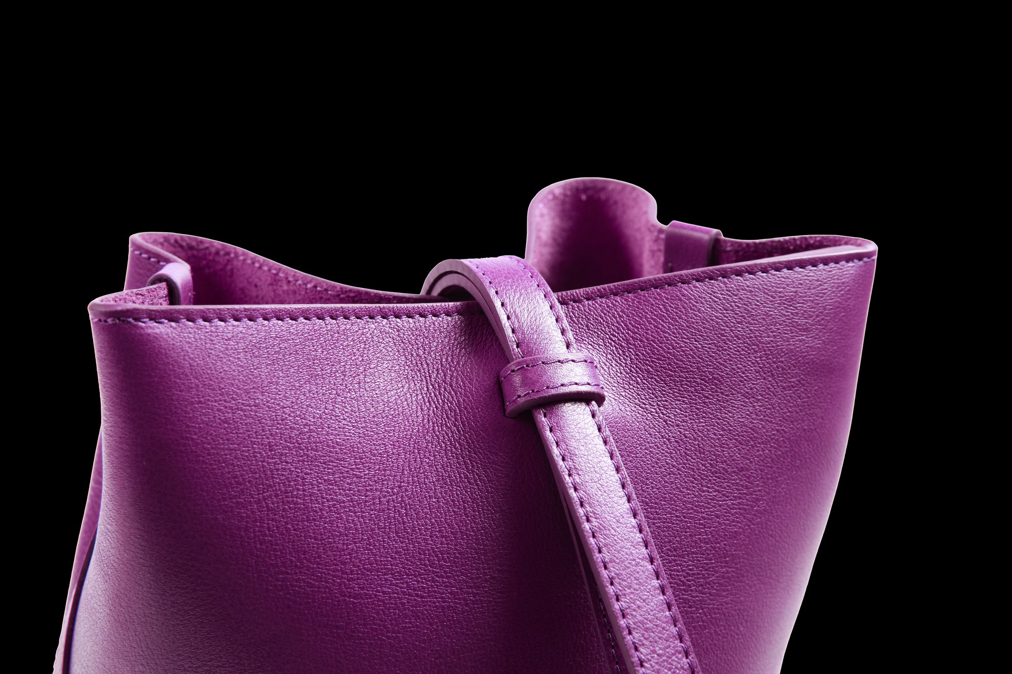 Rear View of The Mini Sling Backpack Orchid