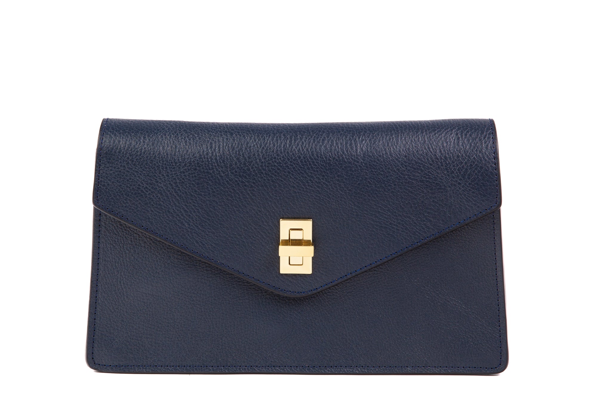 The Vincent Clutch Indigo/Natural