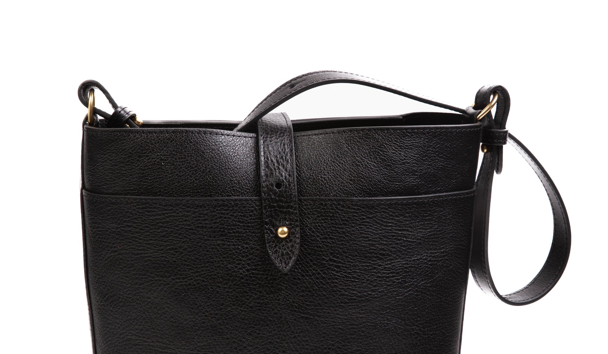 The Maude Bucket Bag Black