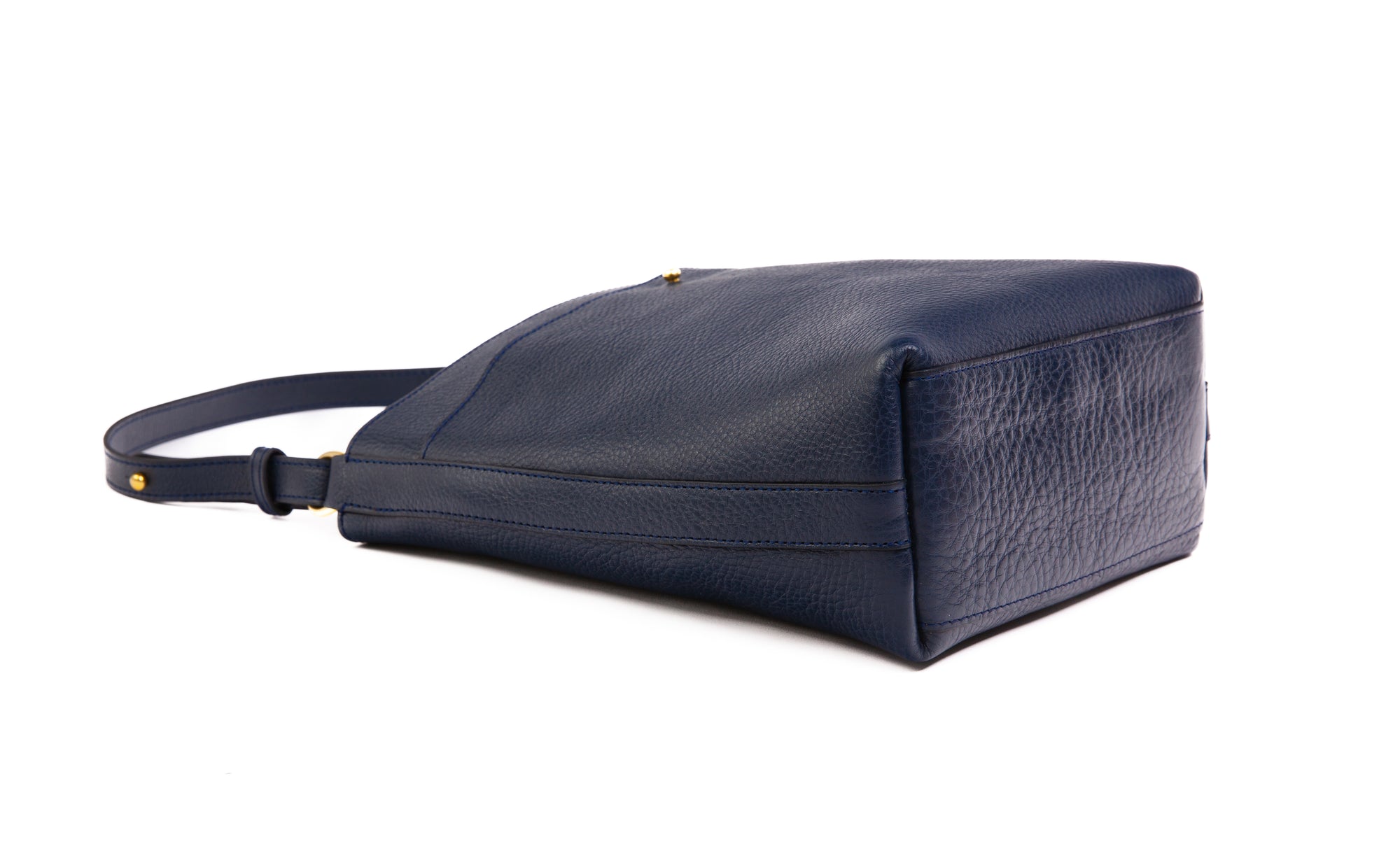 The Maude Bucket Bag Indigo/Clay