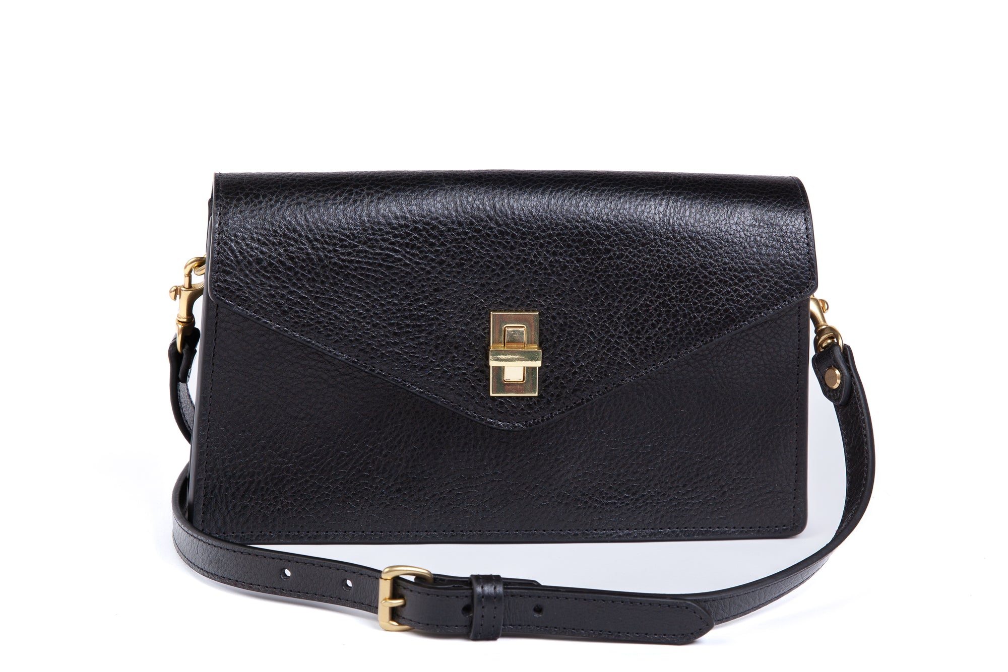 The Vincent Clutch Black/Electric Blue