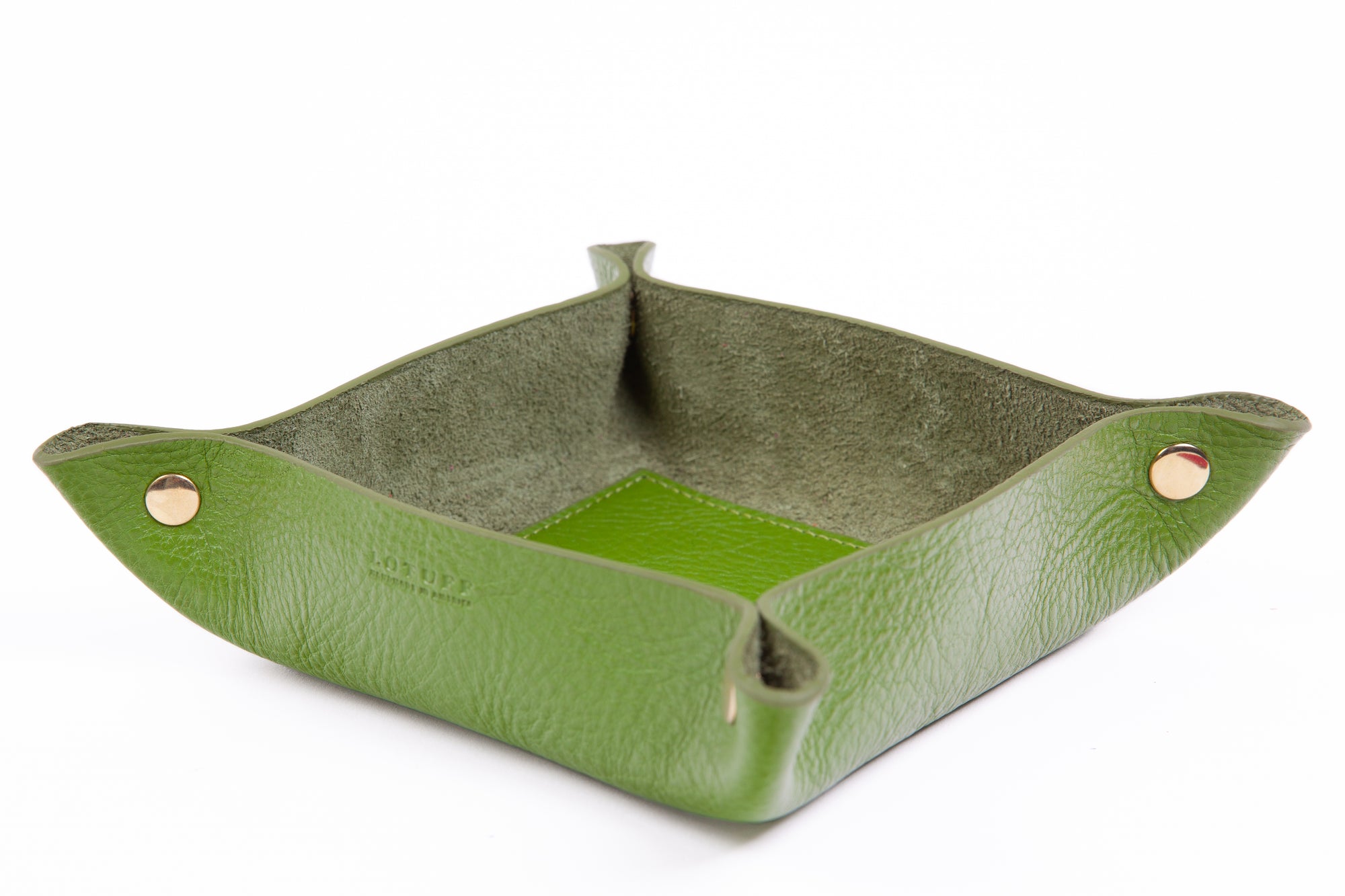 Leather Valet Tray Fern