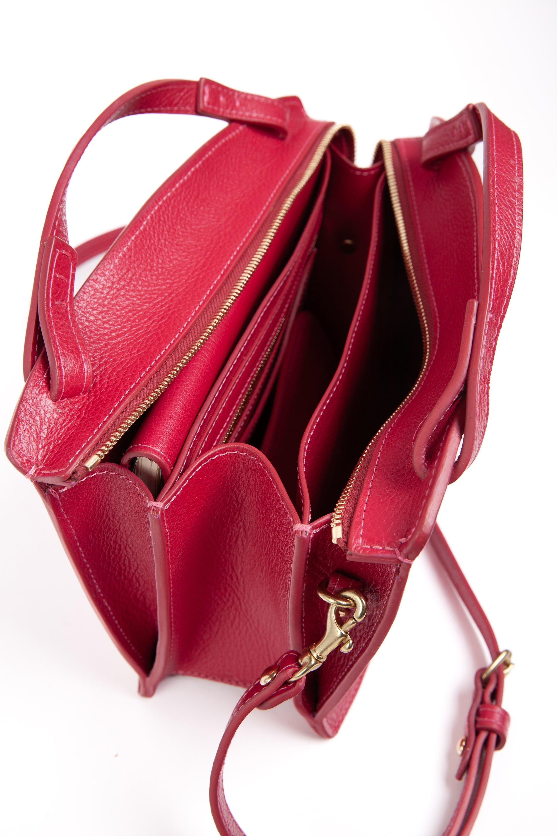 The Sol Handbag Raspberry