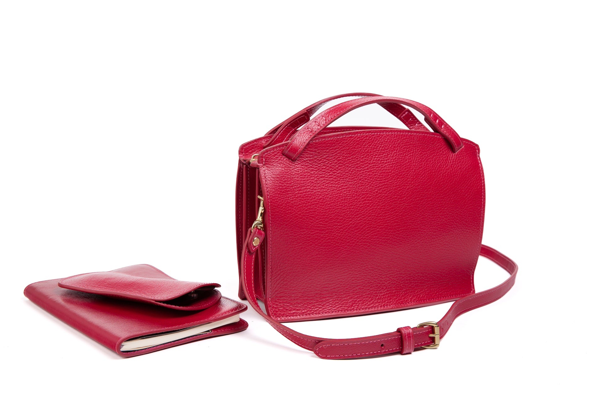 The Sol Handbag Raspberry