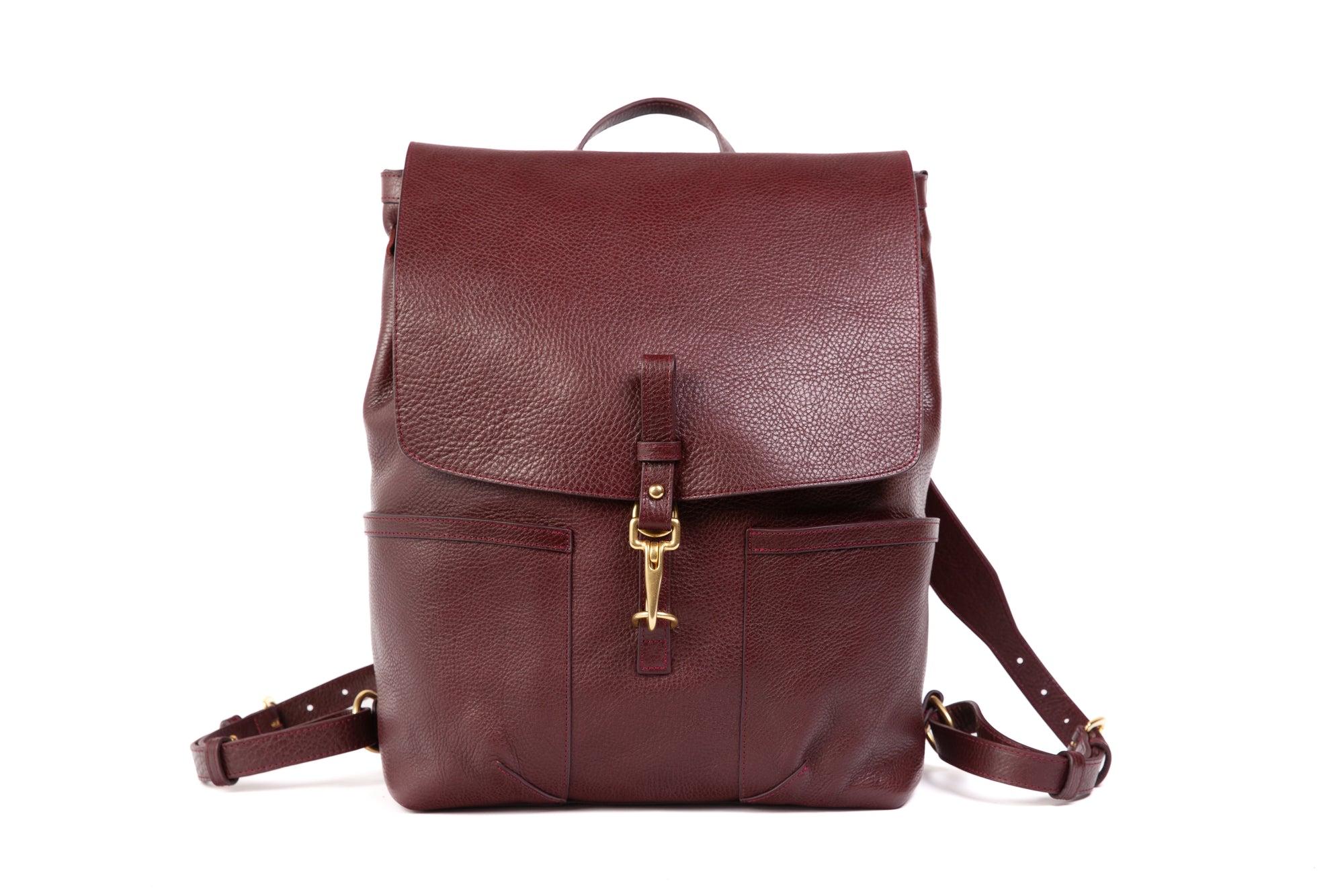 Leather Knapsack Cordovan