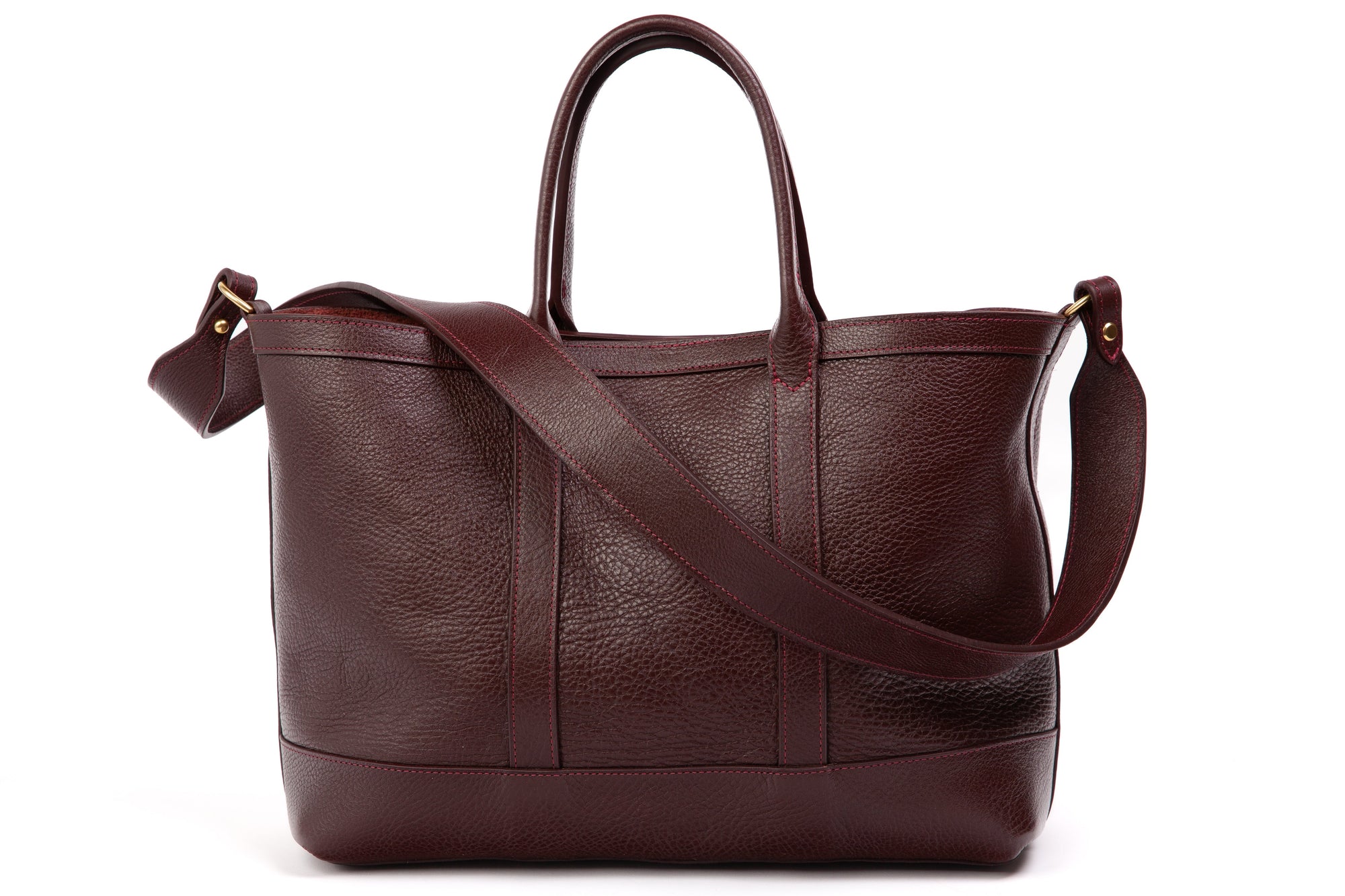 Leather Small Tote Cordovan