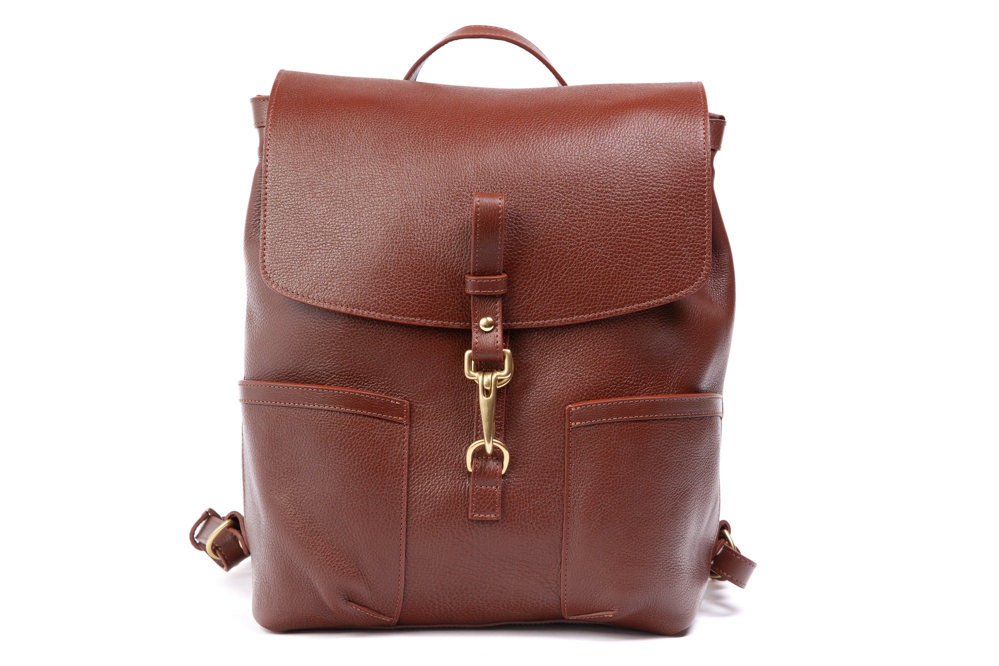 Leather No. 5 Knapsack Chestnut