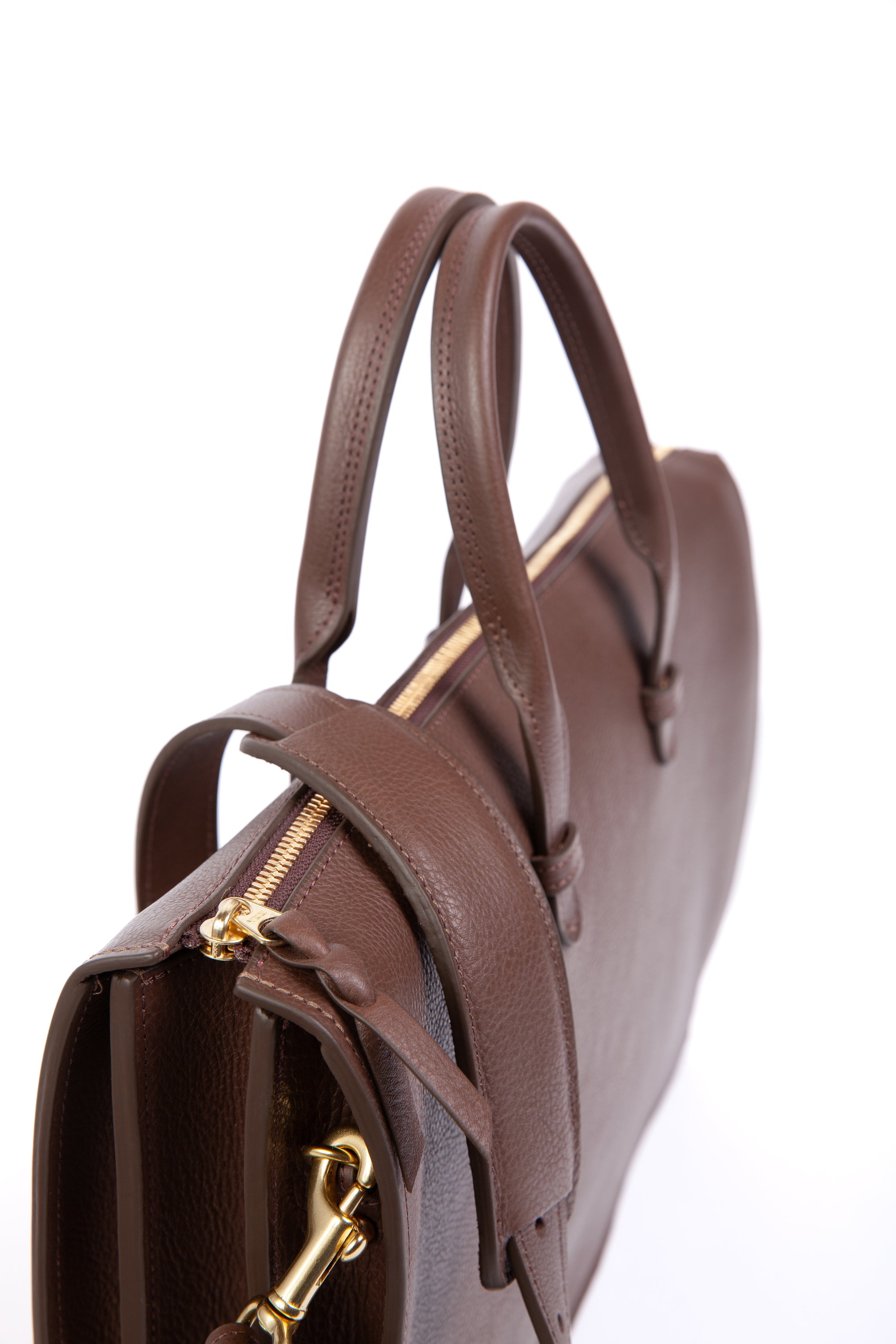 The Triumph Briefcase Clay