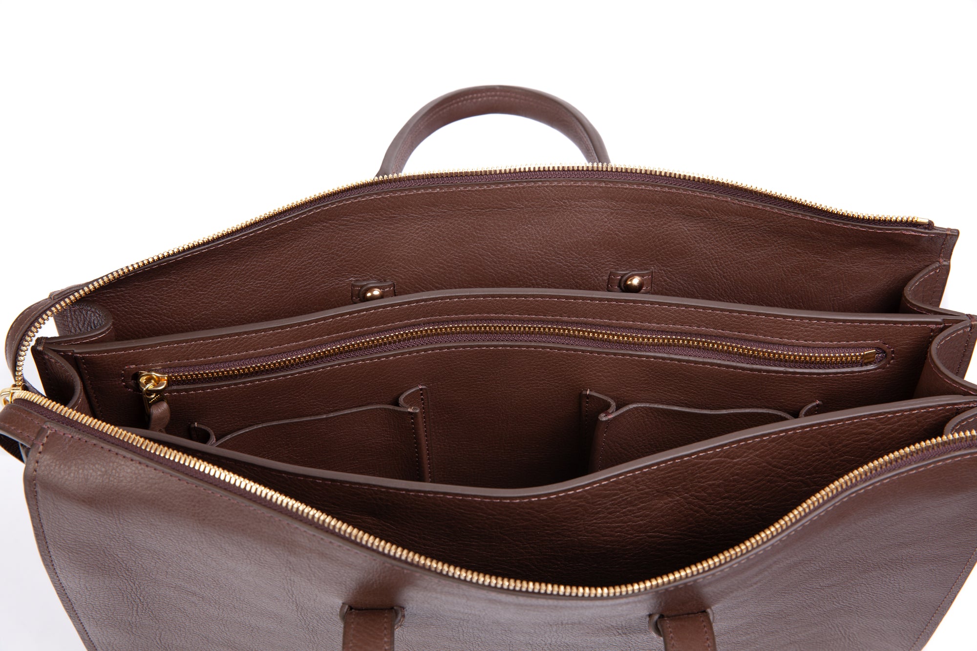 The Triumph Briefcase Clay