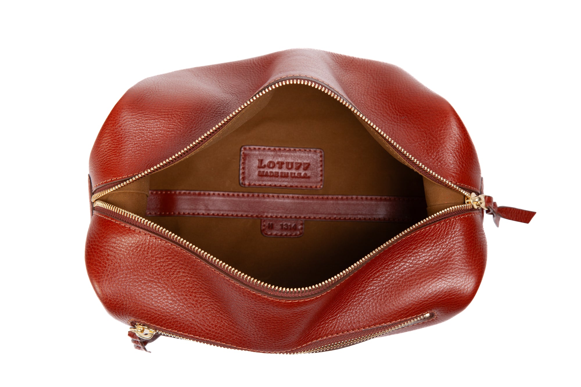 The Lotuff Dopp Kitt Saddle Tan