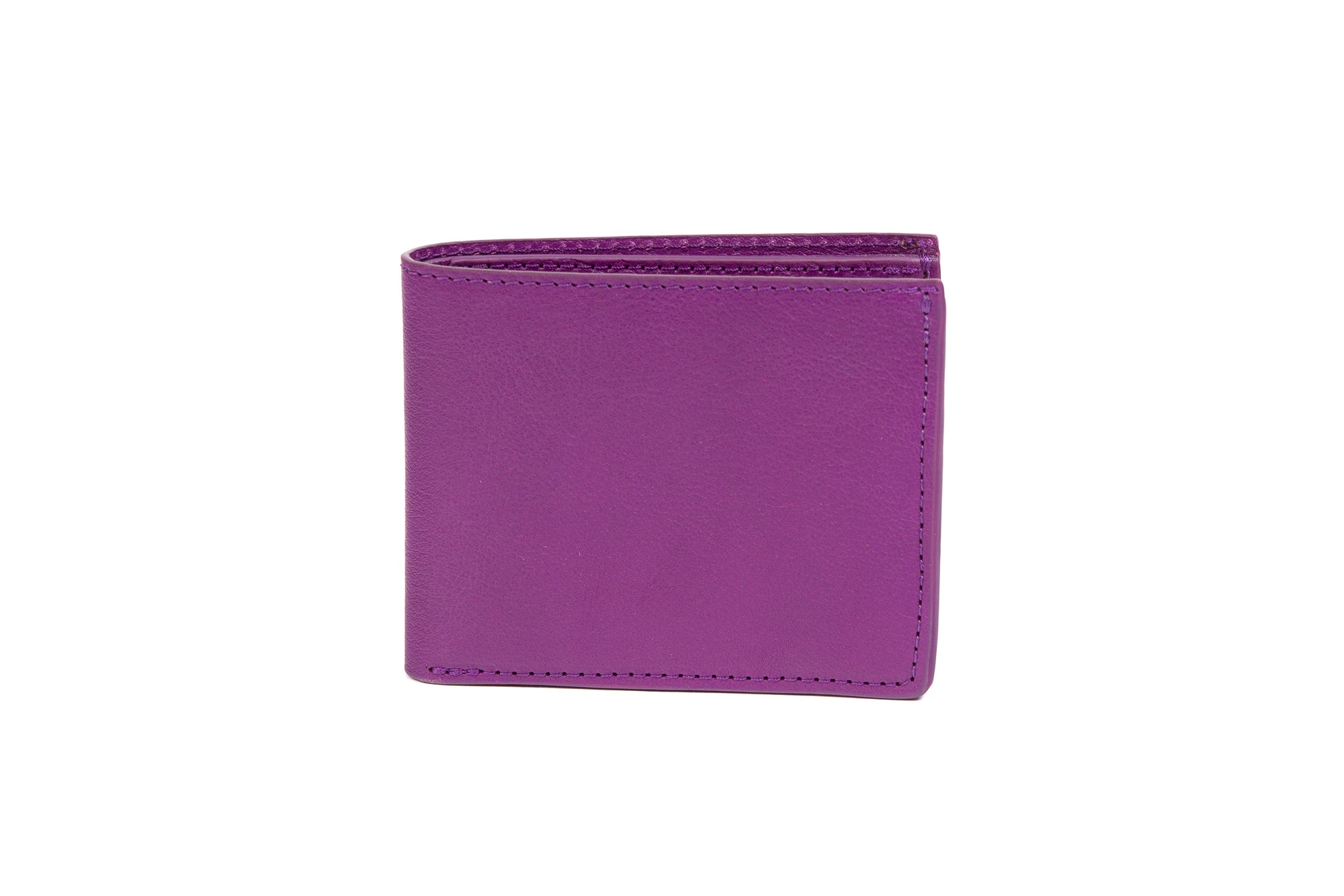 Leather Bifold Wallet Orchid