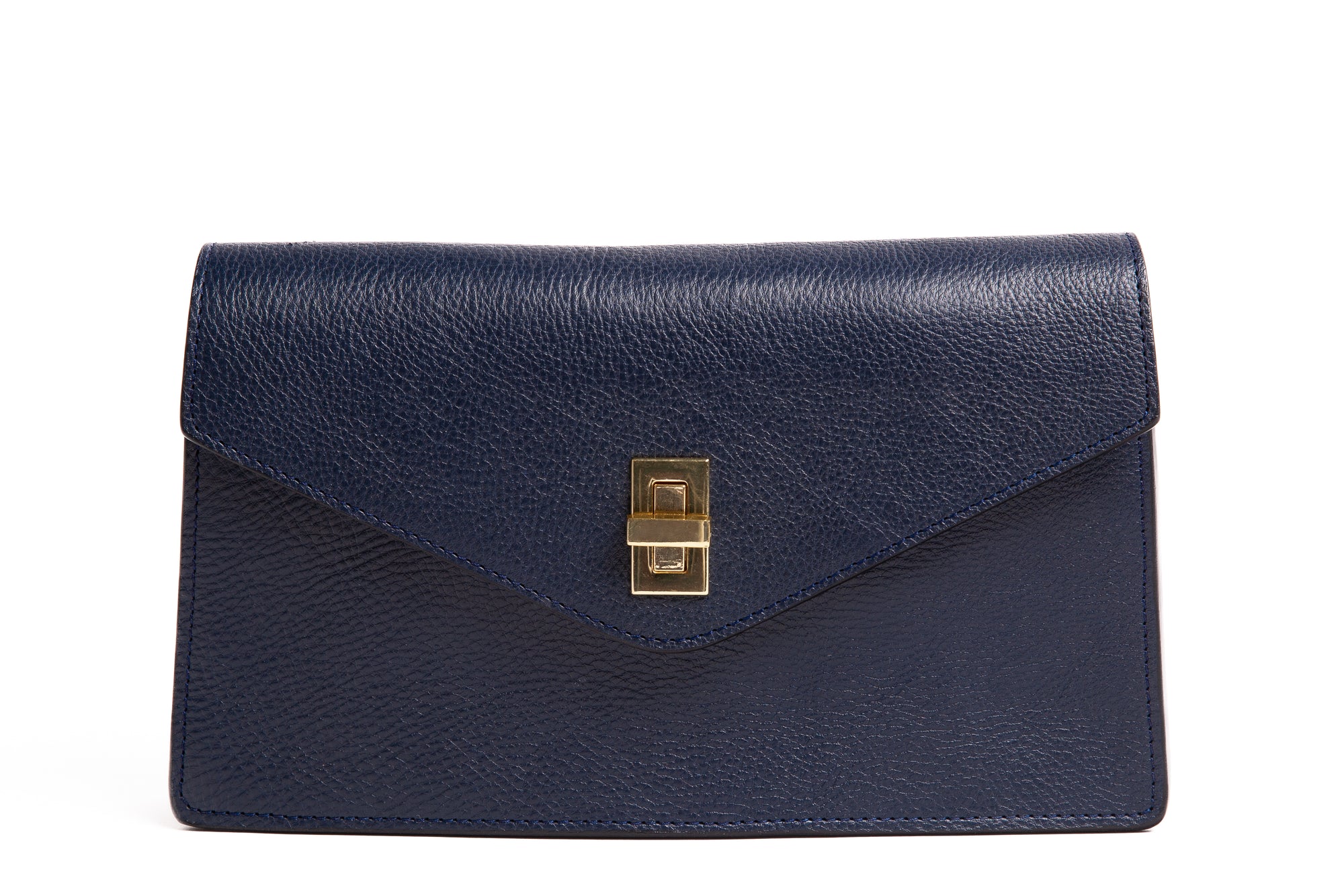 The Vincent Clutch Indigo/Clay