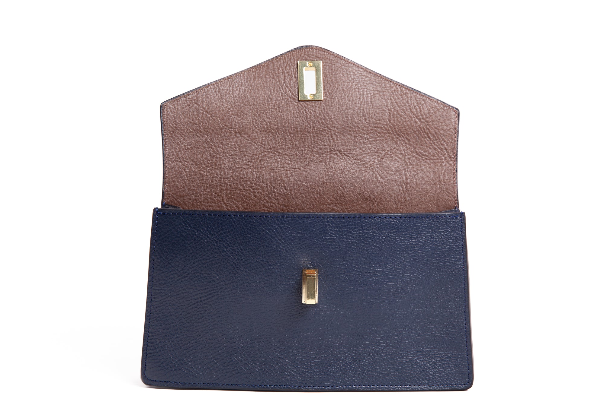 The Vincent Clutch Indigo/Clay