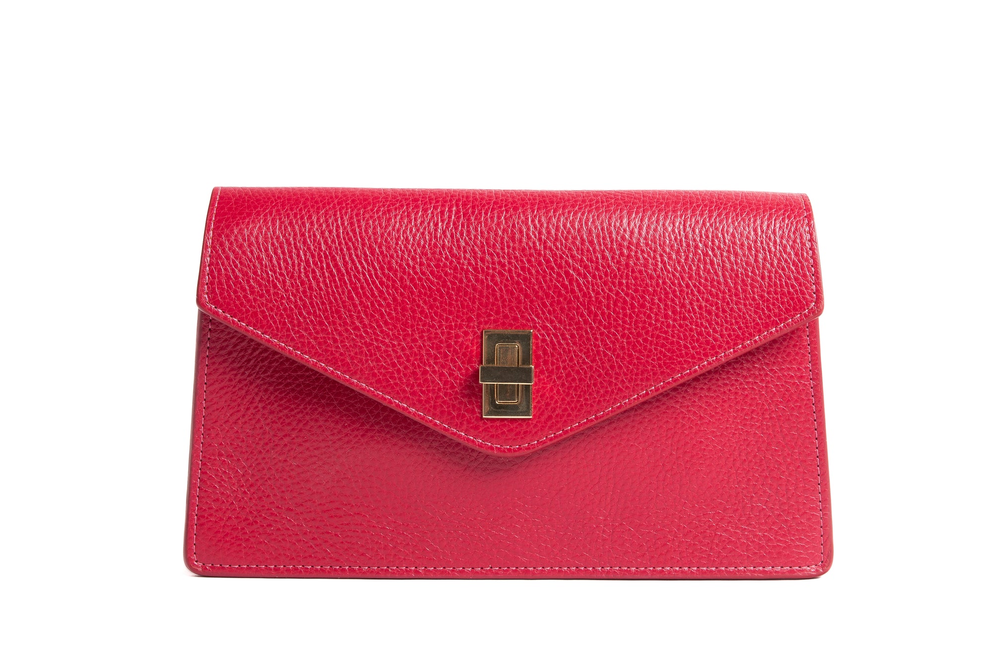 The Vincent Clutch Raspberry/Orange