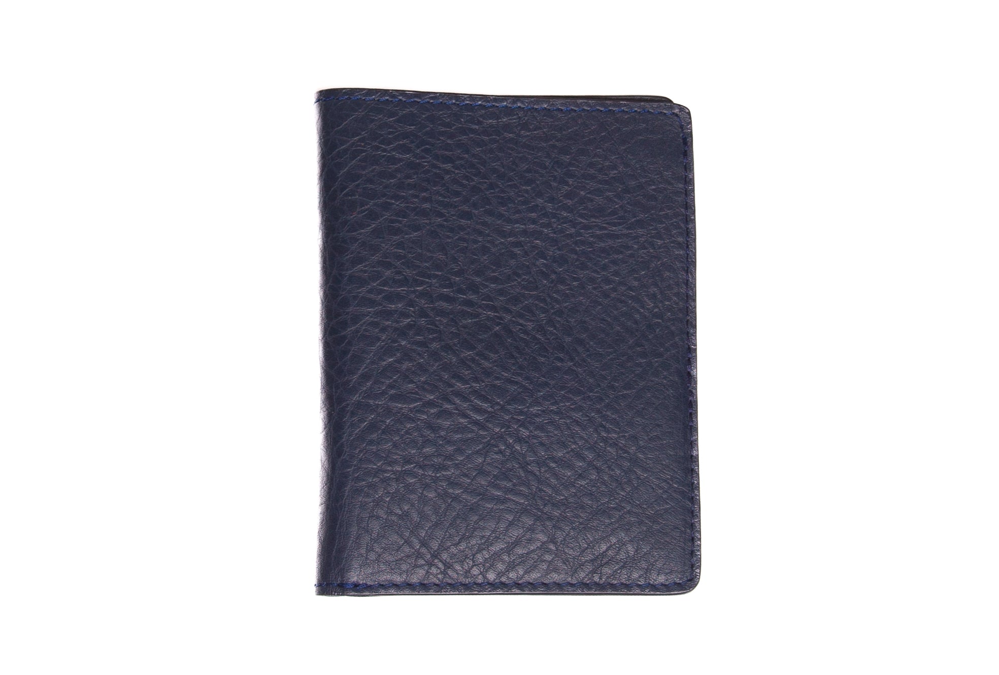 Leather Passport Wallet Indigo