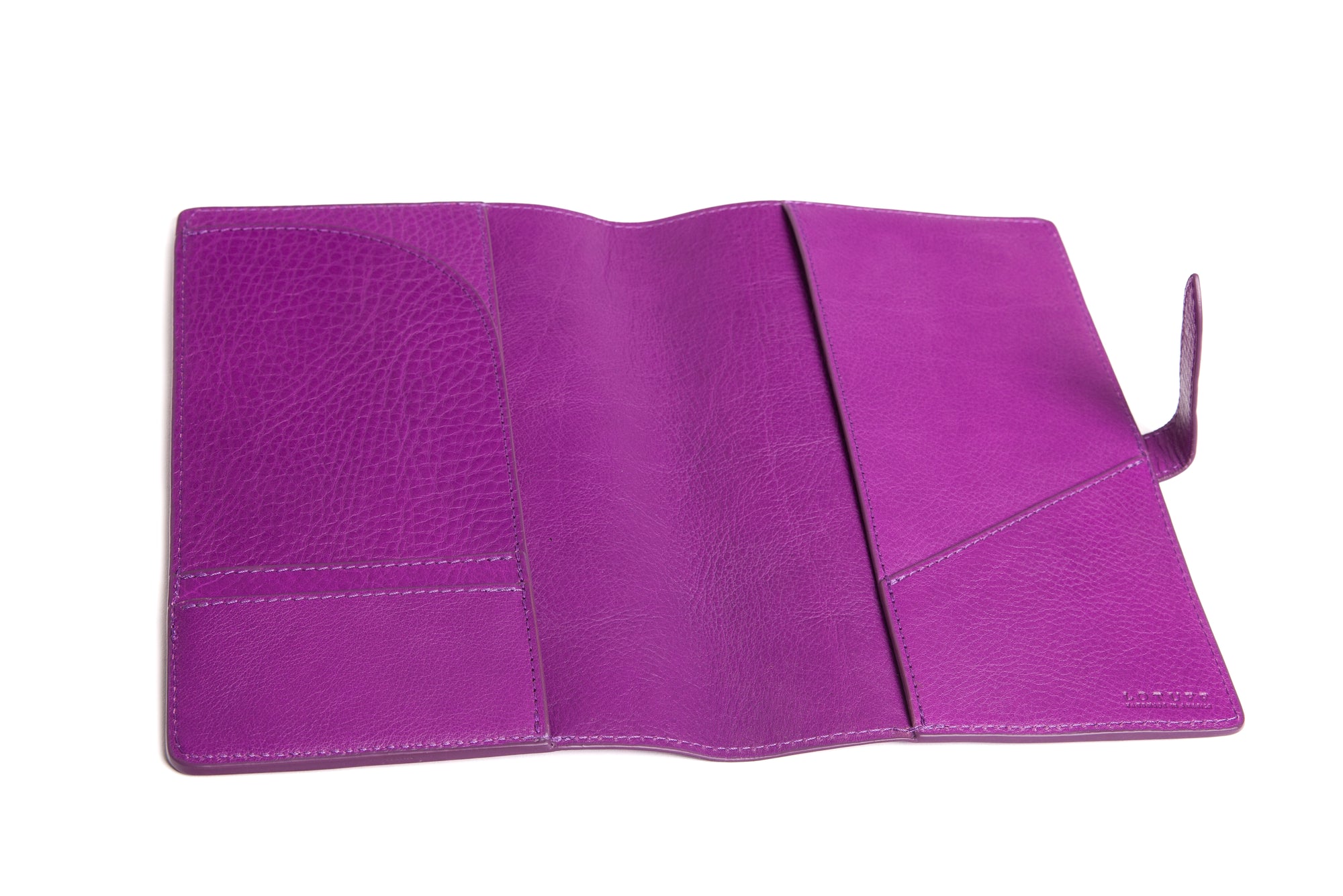 Leather Travel Journal Orchid