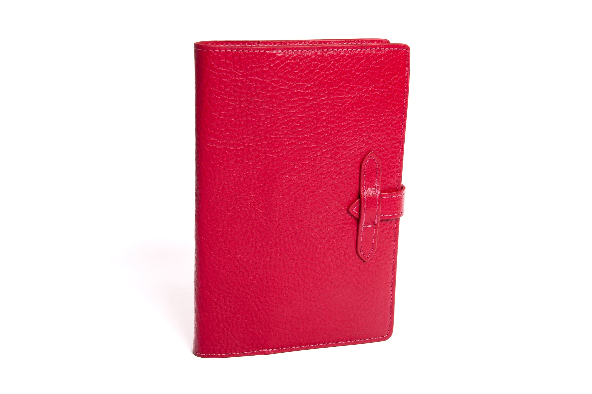 Leather Travel Journal Raspberry