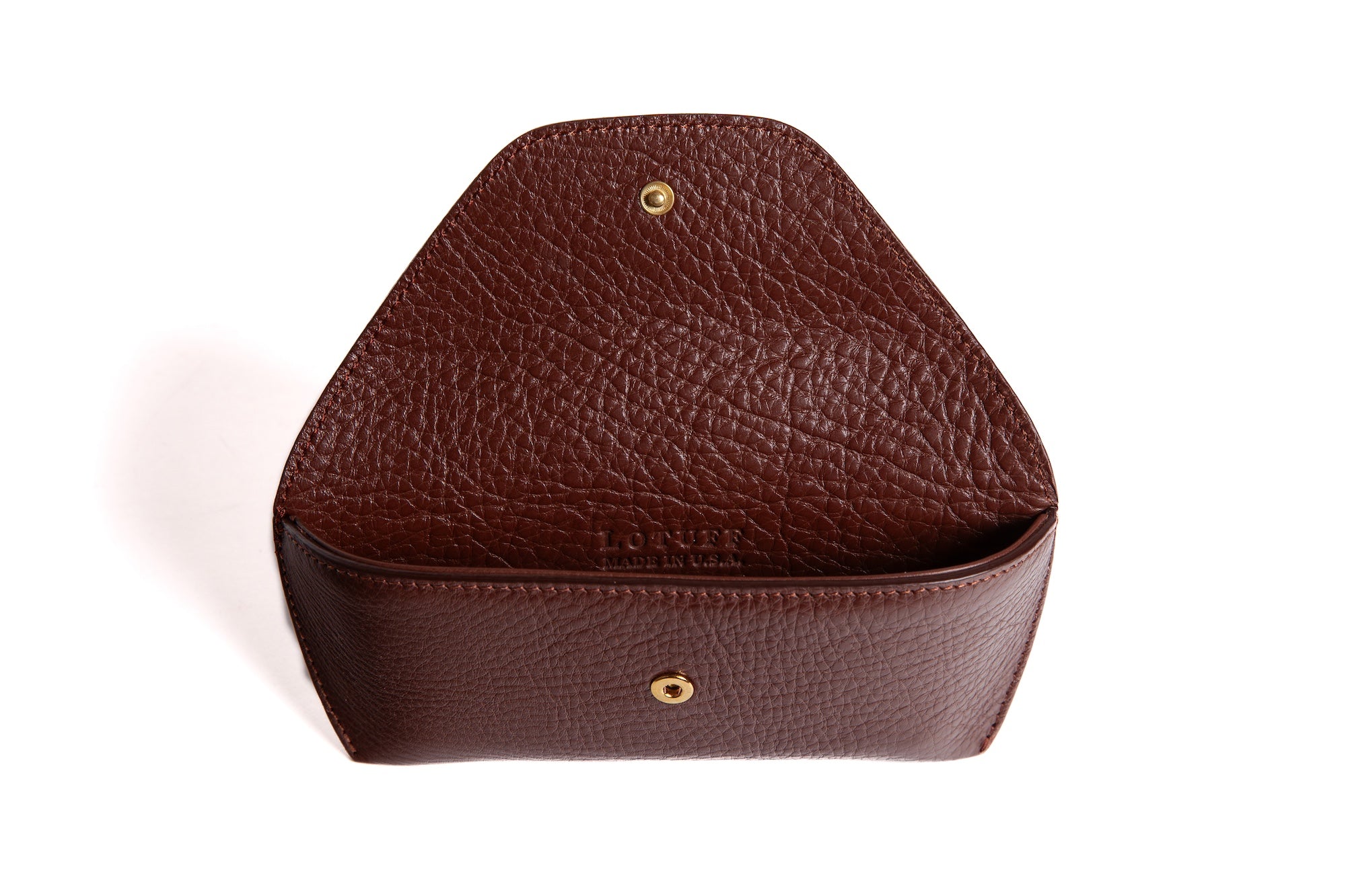 Leather Sunglass Case Chestnut