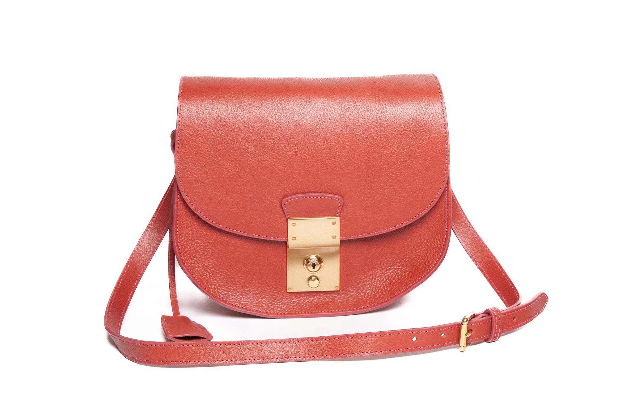 Arc Shoulder Bag Rosewood-Natural