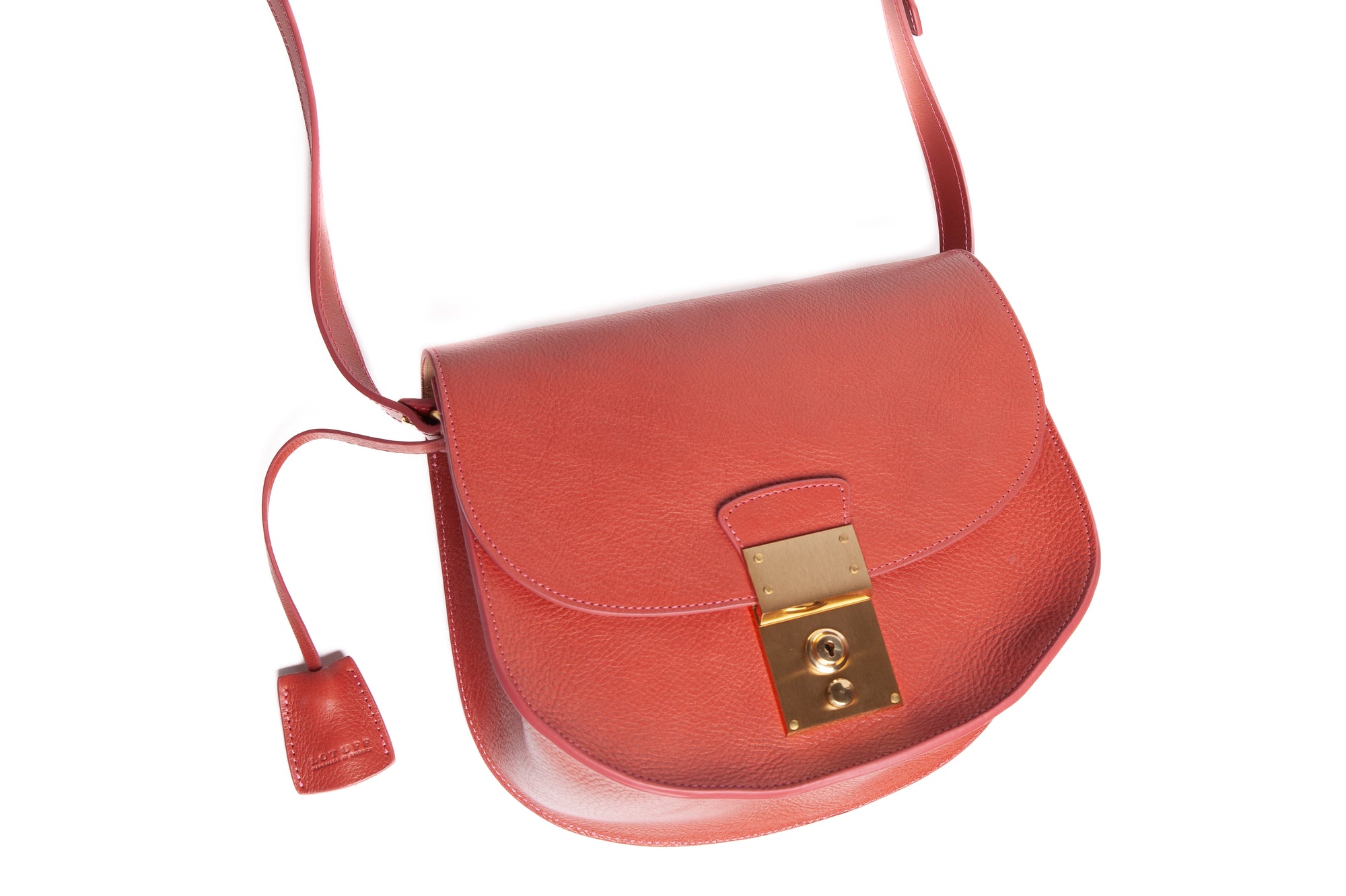 Arc Shoulder Bag Rosewood-Natural