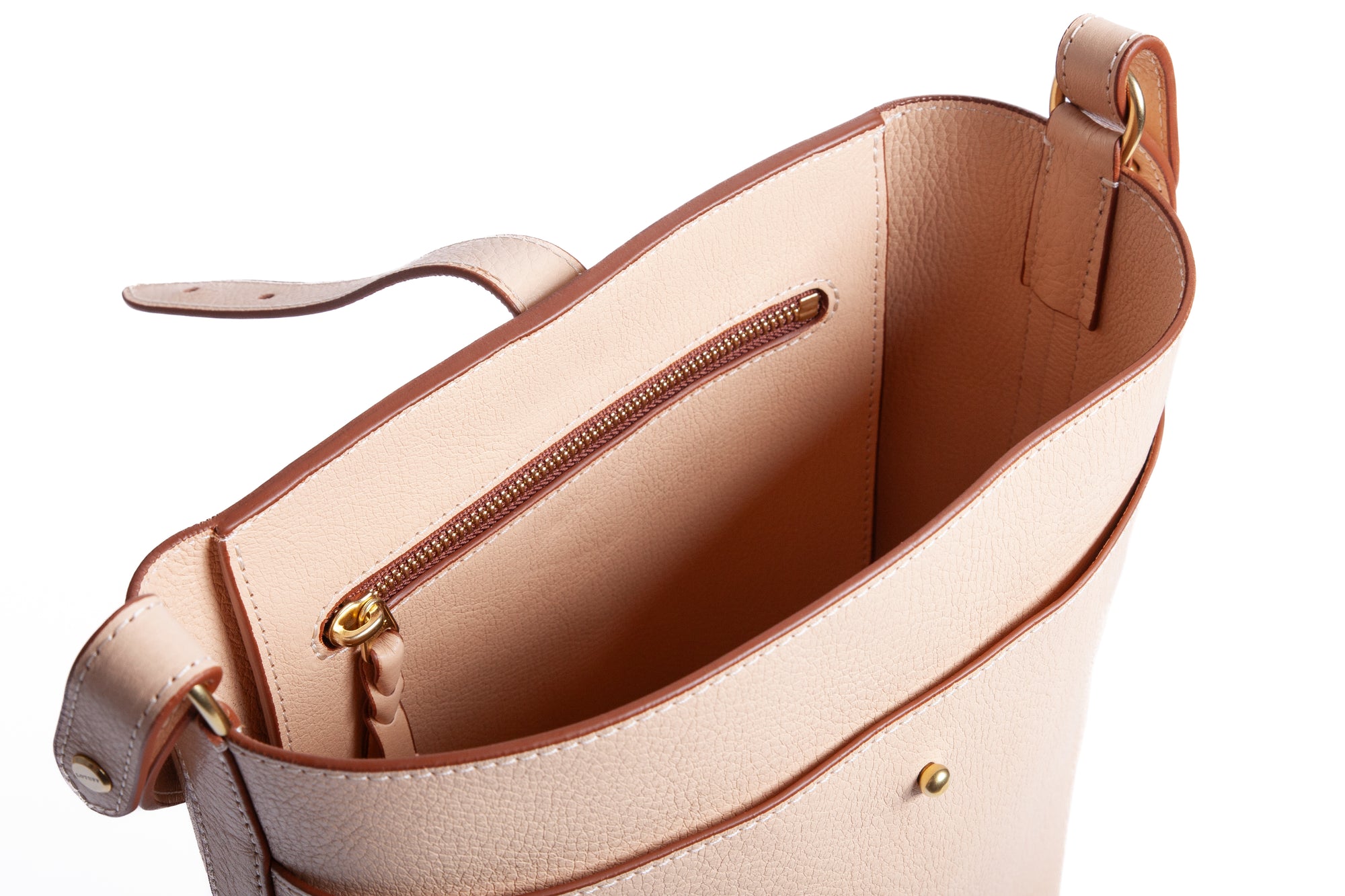 The Maude Bucket Bag Natural