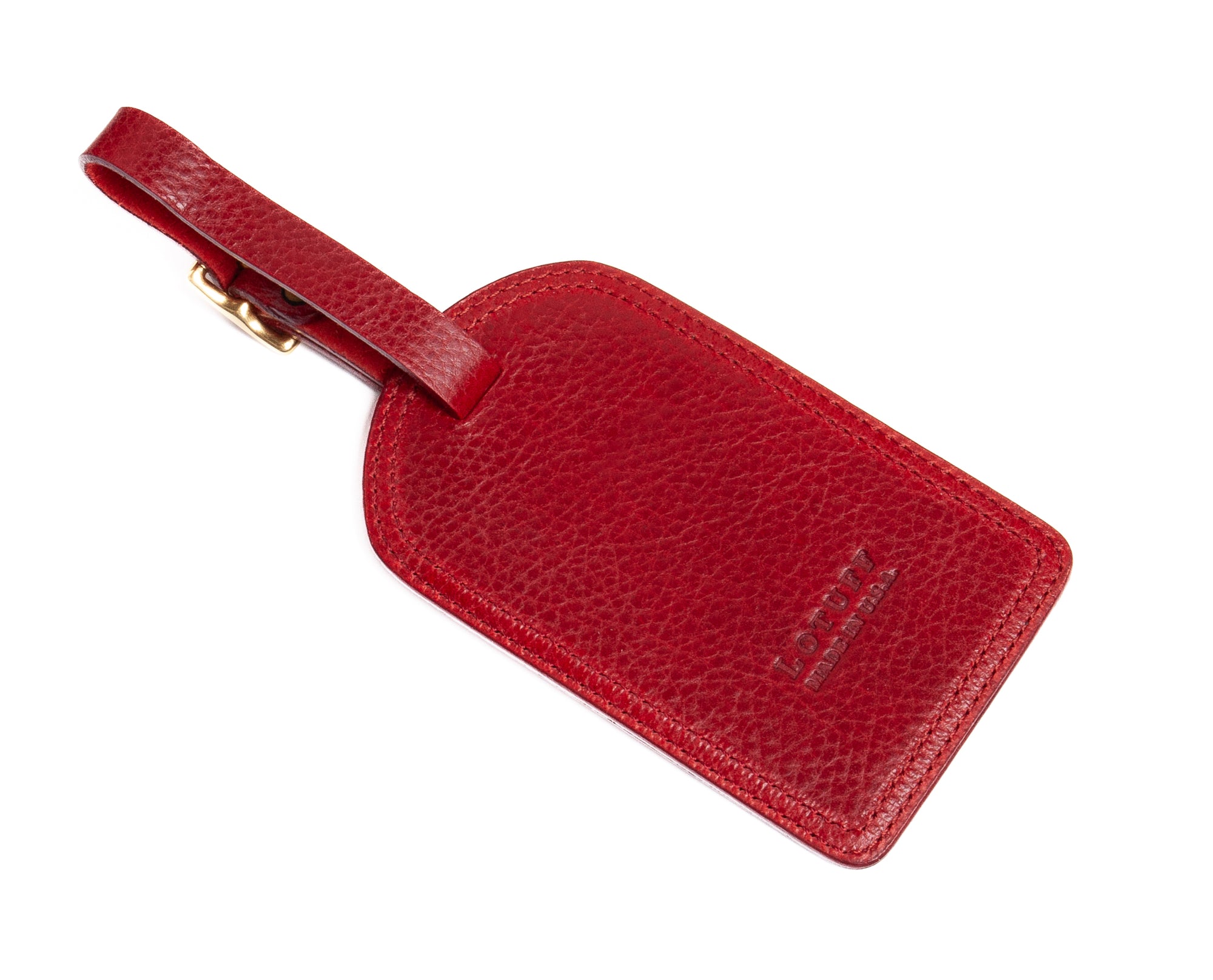 Business Luggage ID Tag Red