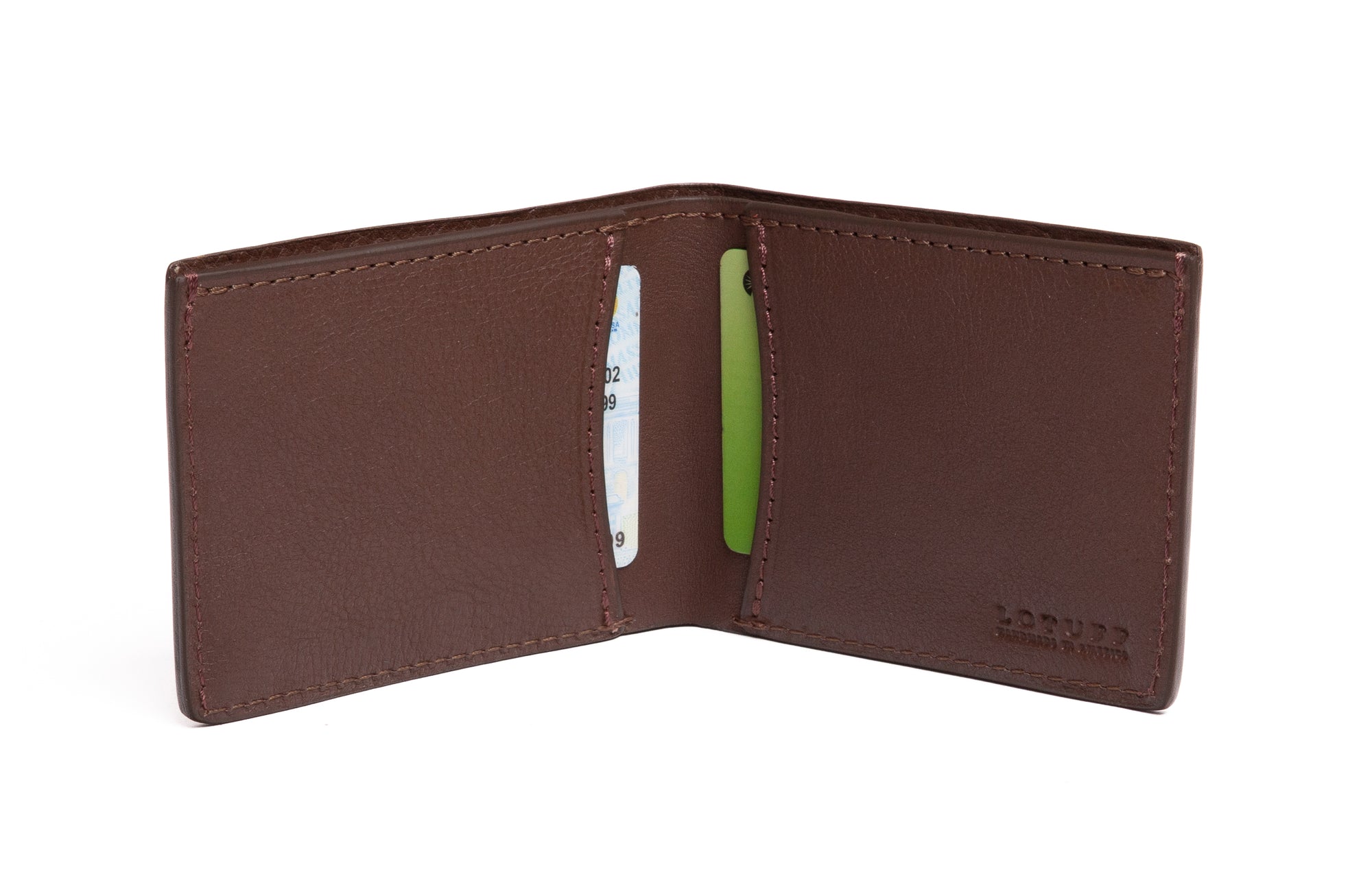 Two-Pocket Leather Bifold Wallet Lifestyle