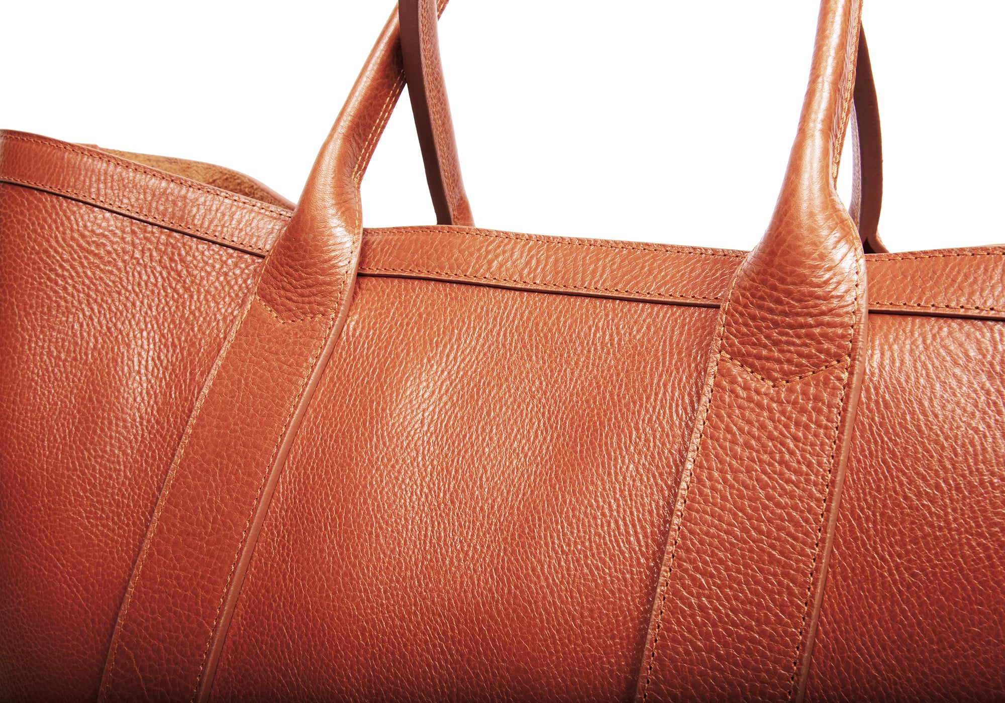 Leather Working Tote Saddle Tan