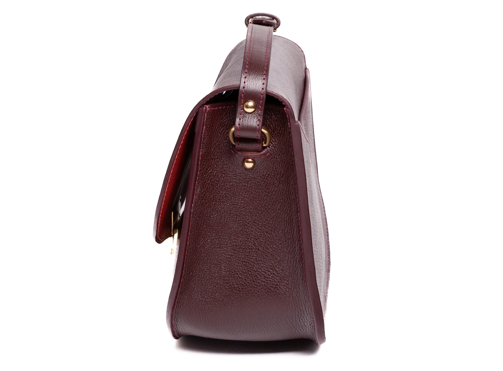 Arc Shoulder Bag Cordovan-Rosewood
