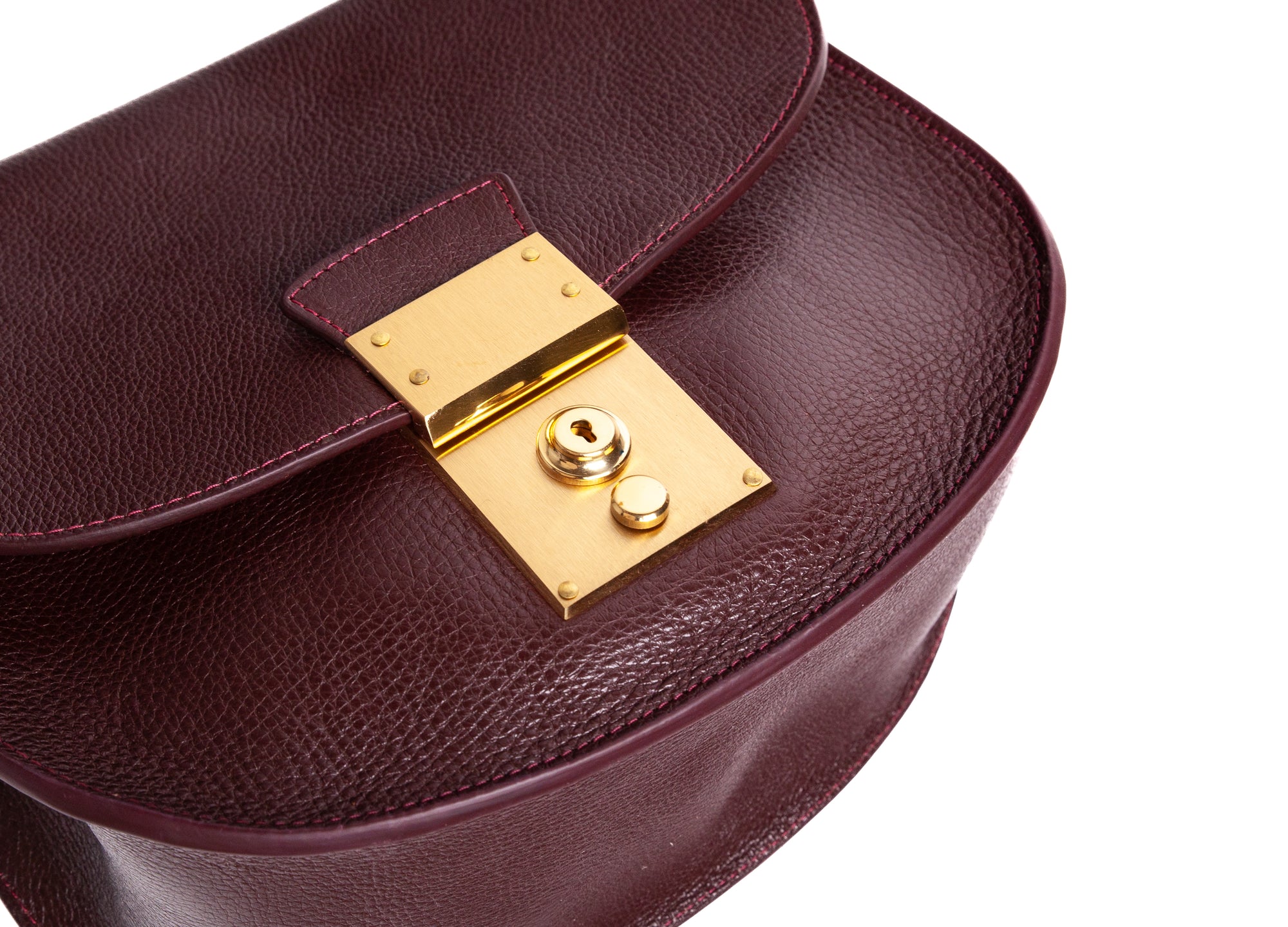 Arc Shoulder Bag Cordovan-Rosewood