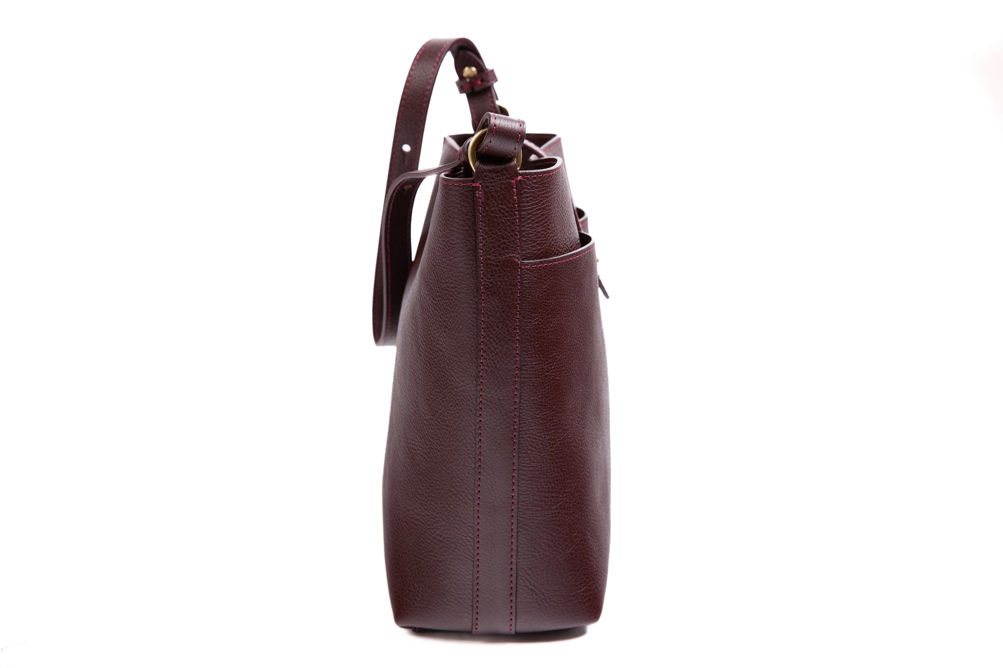 The Maude Bucket Bag Cordovan