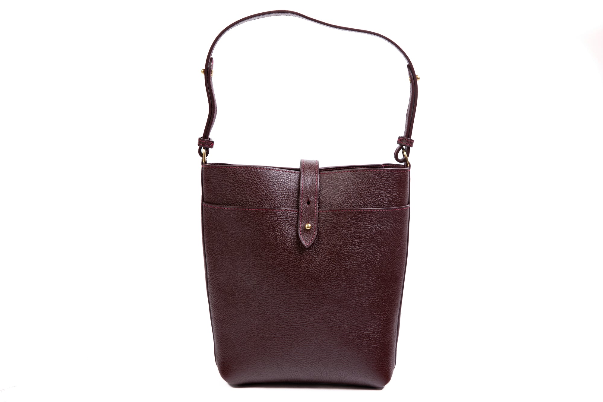 The Maude Bucket Bag Cordovan